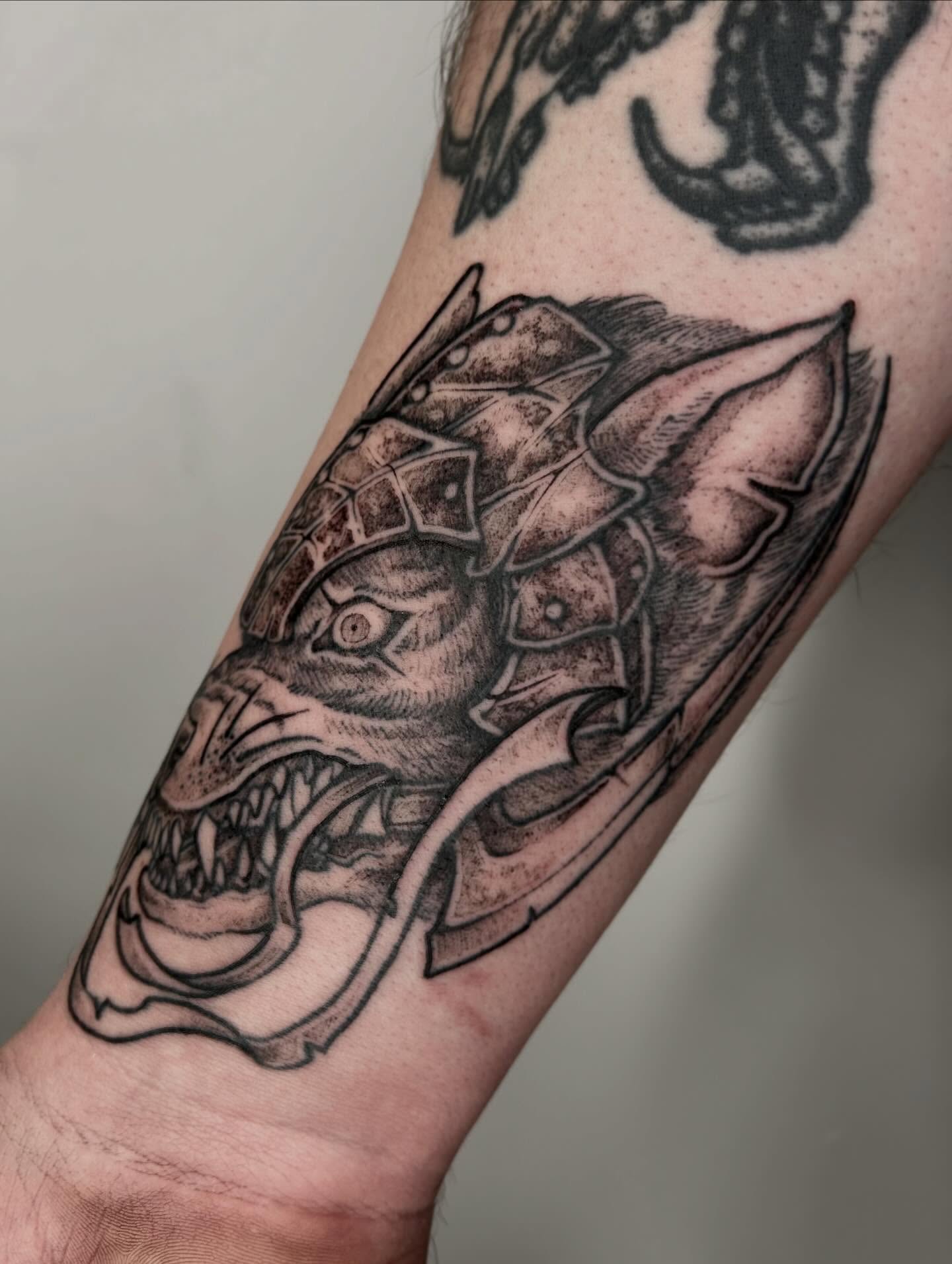 Tattoo by @da.voide_tattoo — black_and_grey