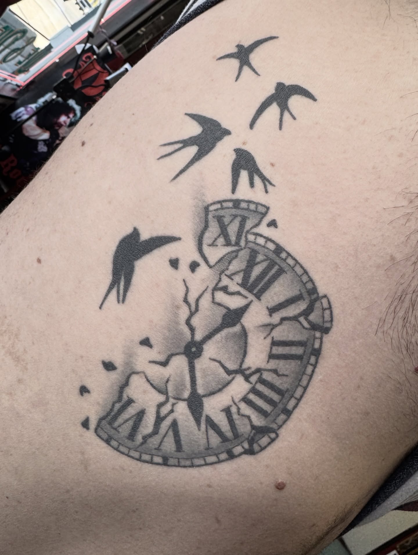 Tattoo by @averagewillie — black_and_grey