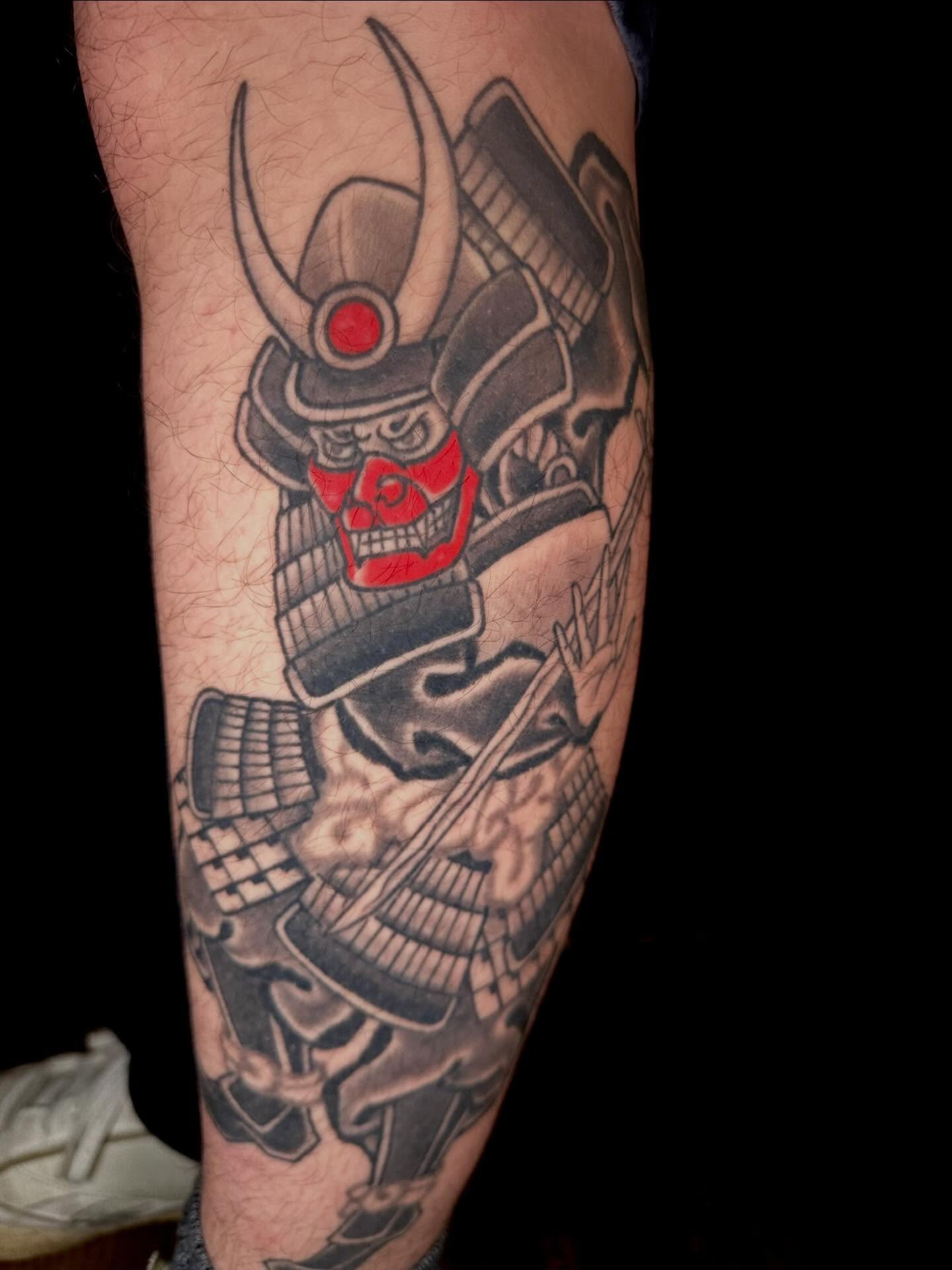 Tattoo by @meanoldtim — black_and_grey