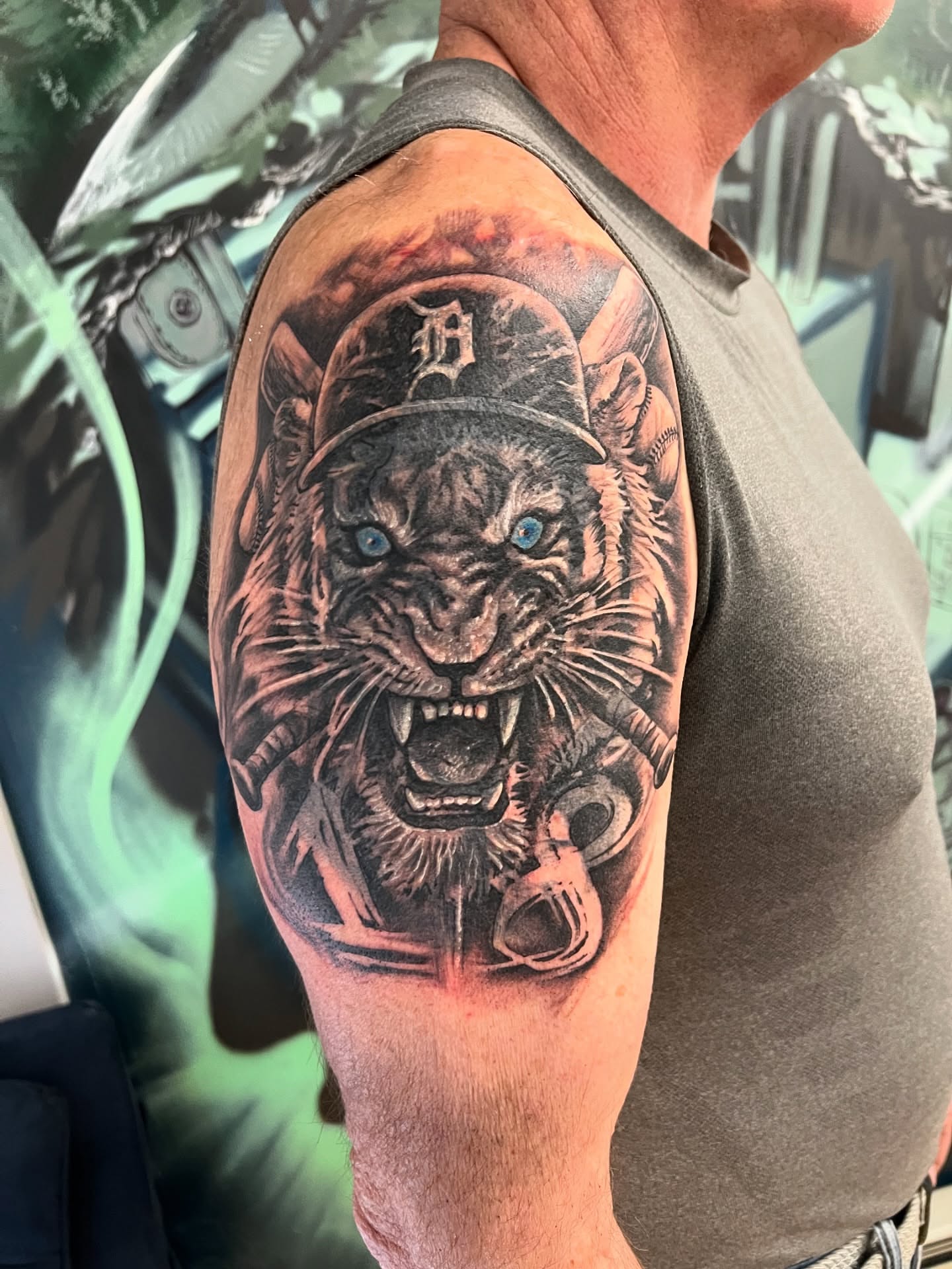 Tattoo by @strikt — realism, black_and_grey
