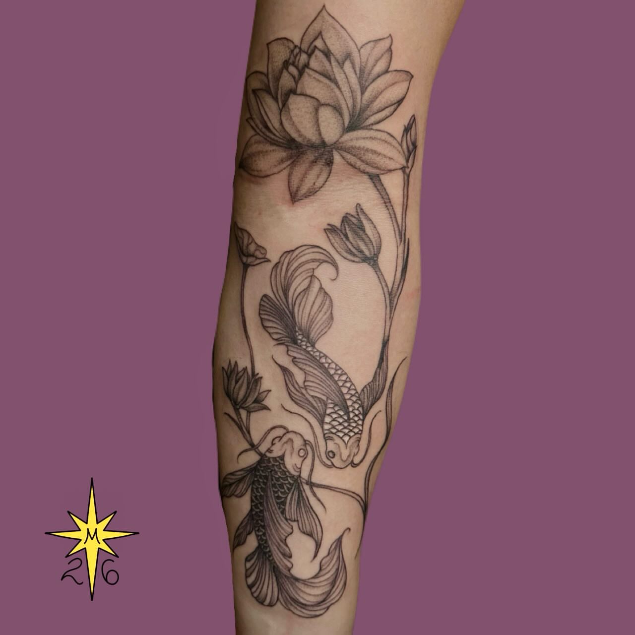 Tattoo by @maddstatts โ black_and_grey