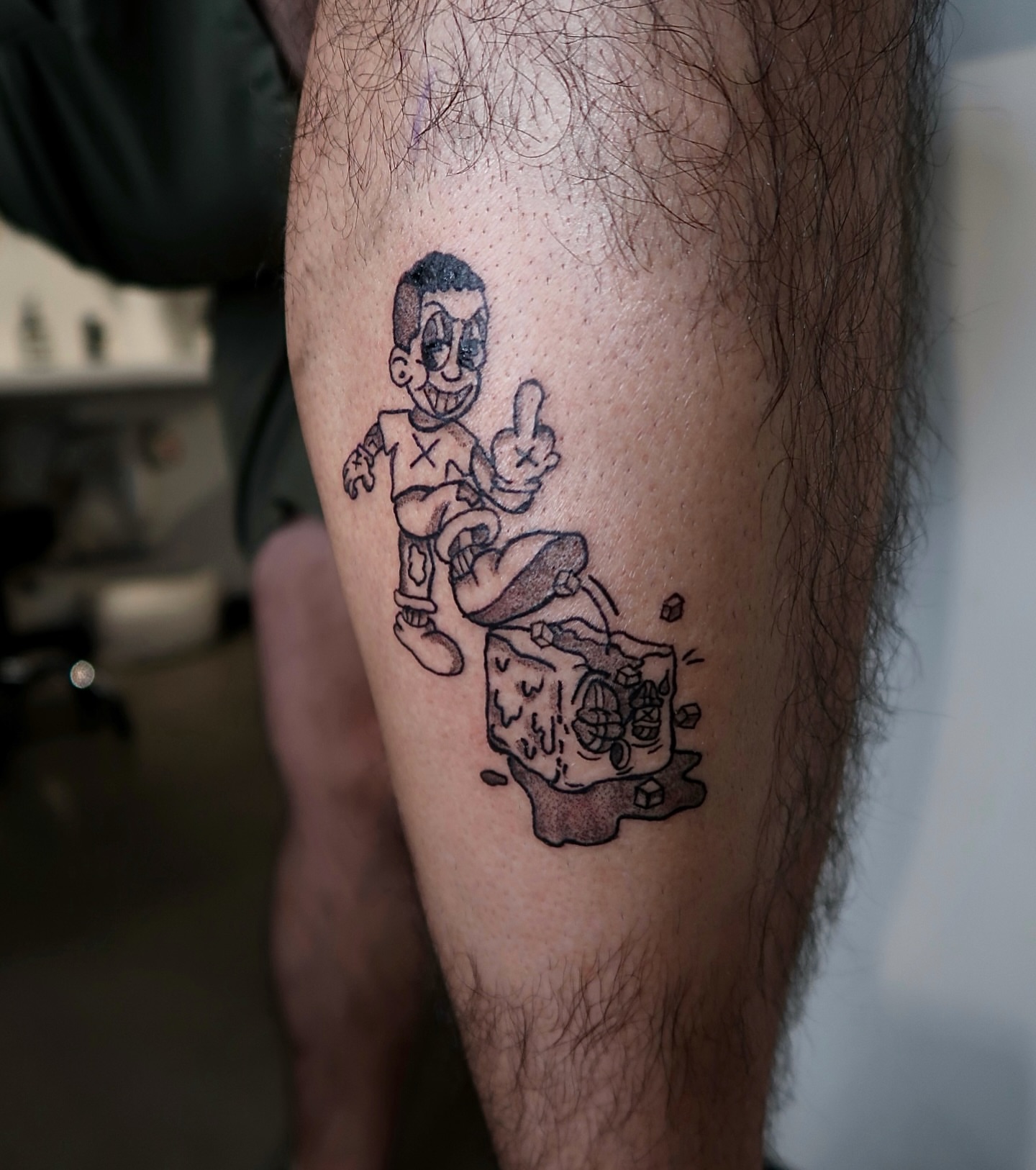 Tattoo by @alliecattatts — dotwork