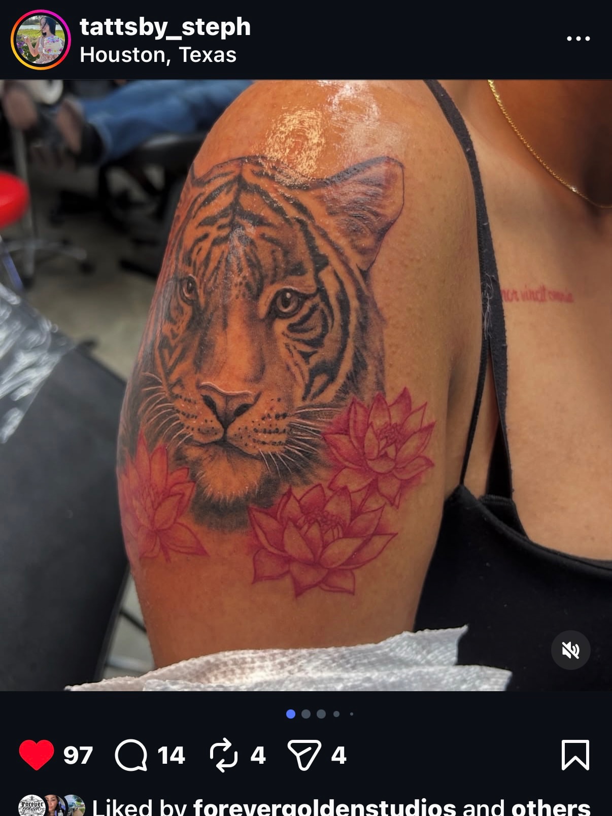 Tattoo by @forevergoldenstudios — realism