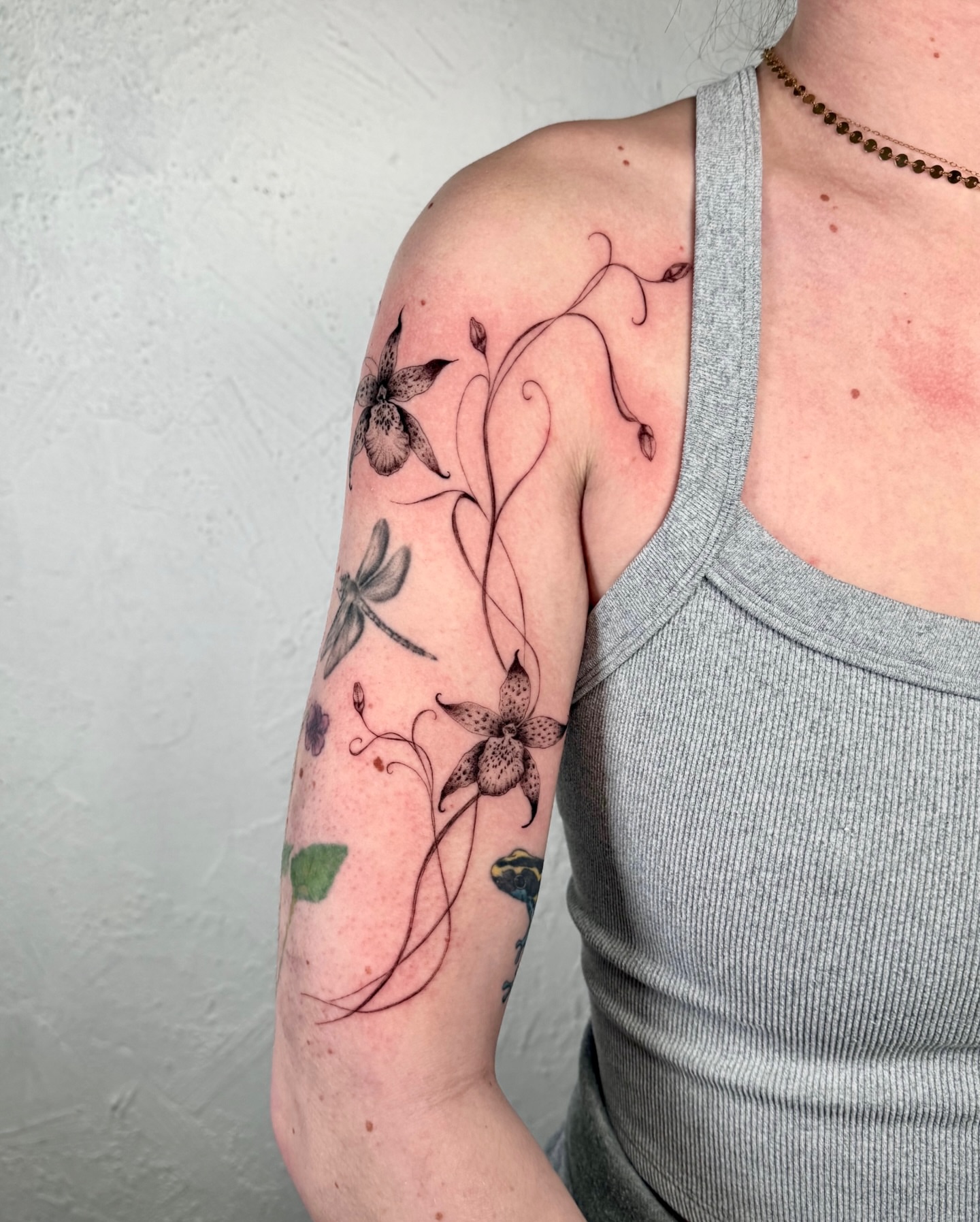 Tattoo by @finickyink — black_and_grey