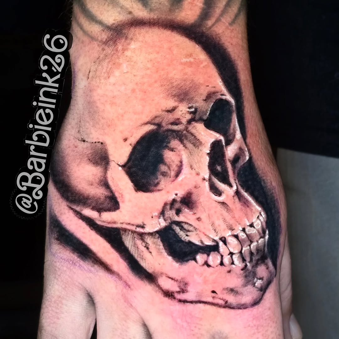 Tattoo by @barbieink26 — realism, black_and_grey