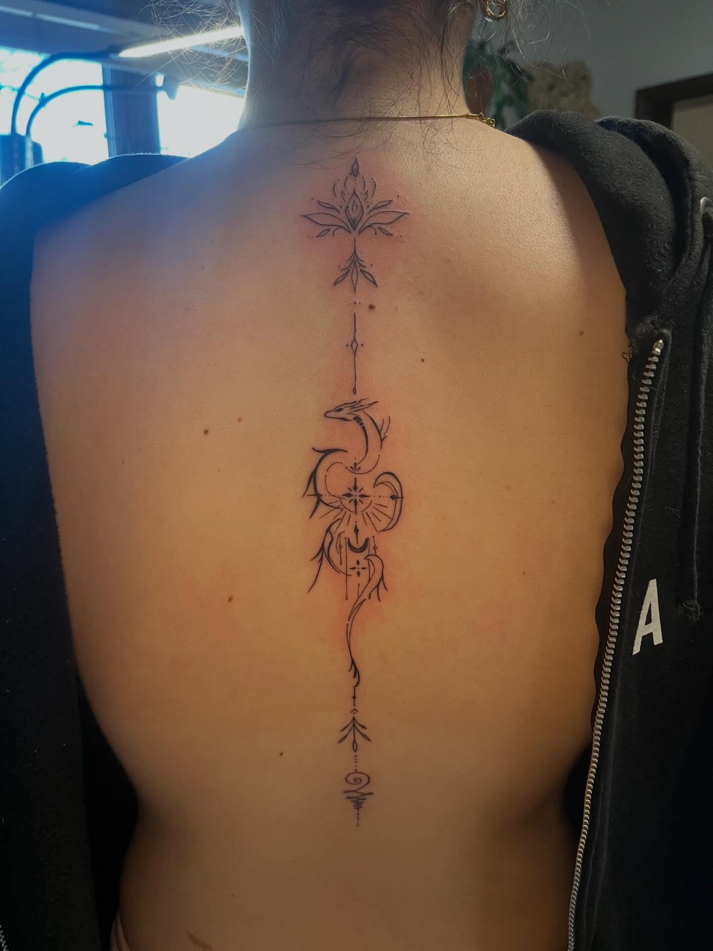 Tattoo by @rohrerink — geometric, black_and_grey