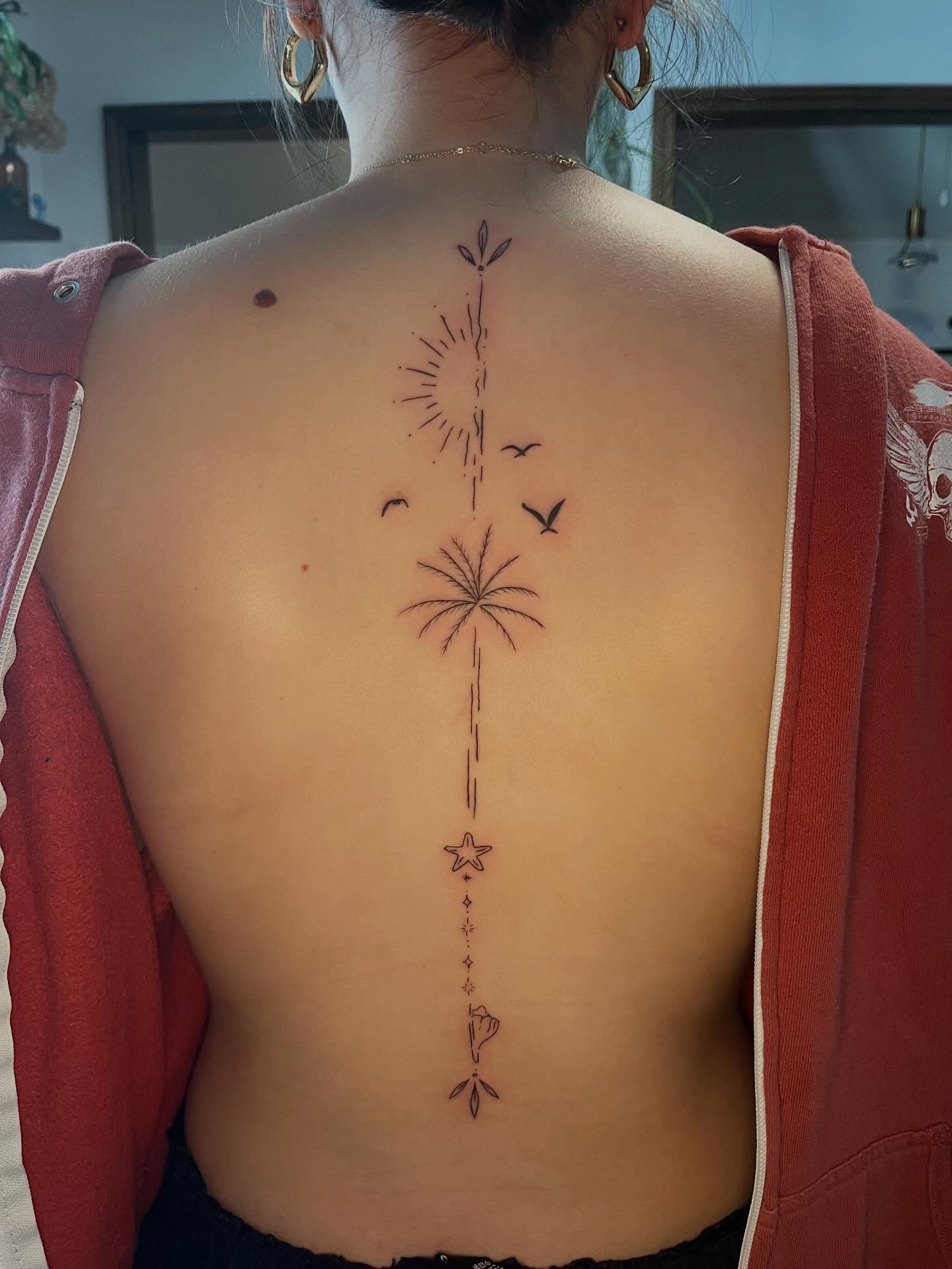 Tattoo by @rohrerink — geometric, minimalist