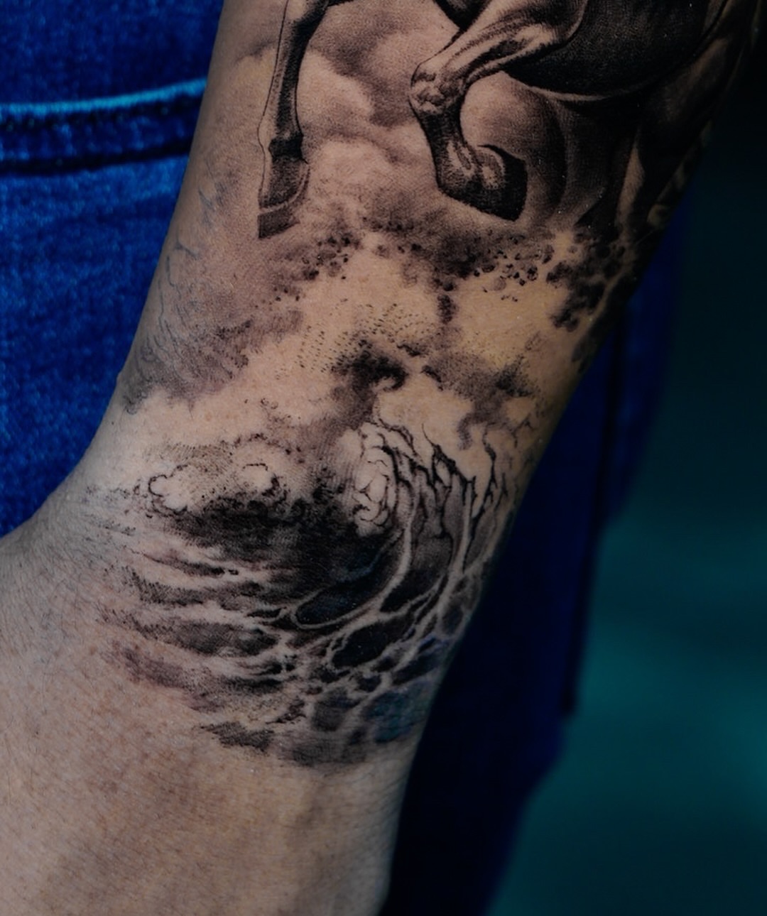 Tattoo by @myink.giingii — realism, black_and_grey