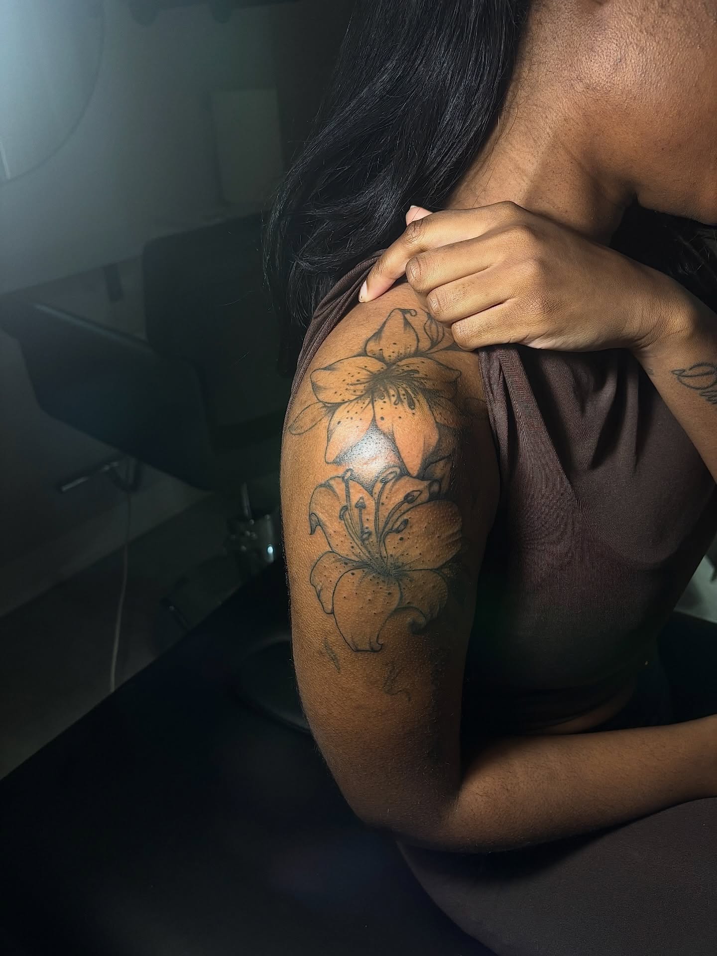 Tattoo by @skorpioink — black_and_grey