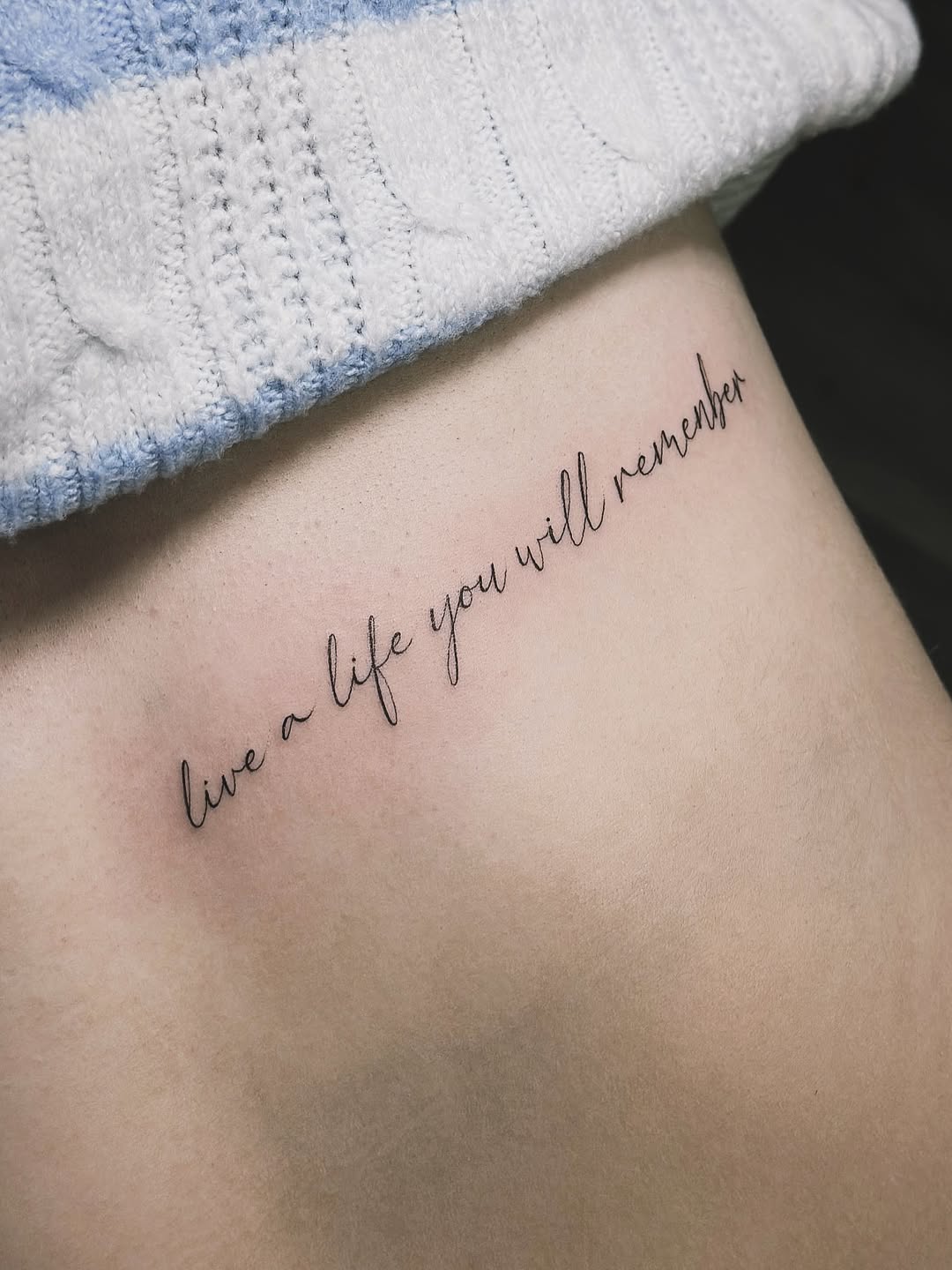 Tattoo by @richardtattooart โ lettering_script, fine_line