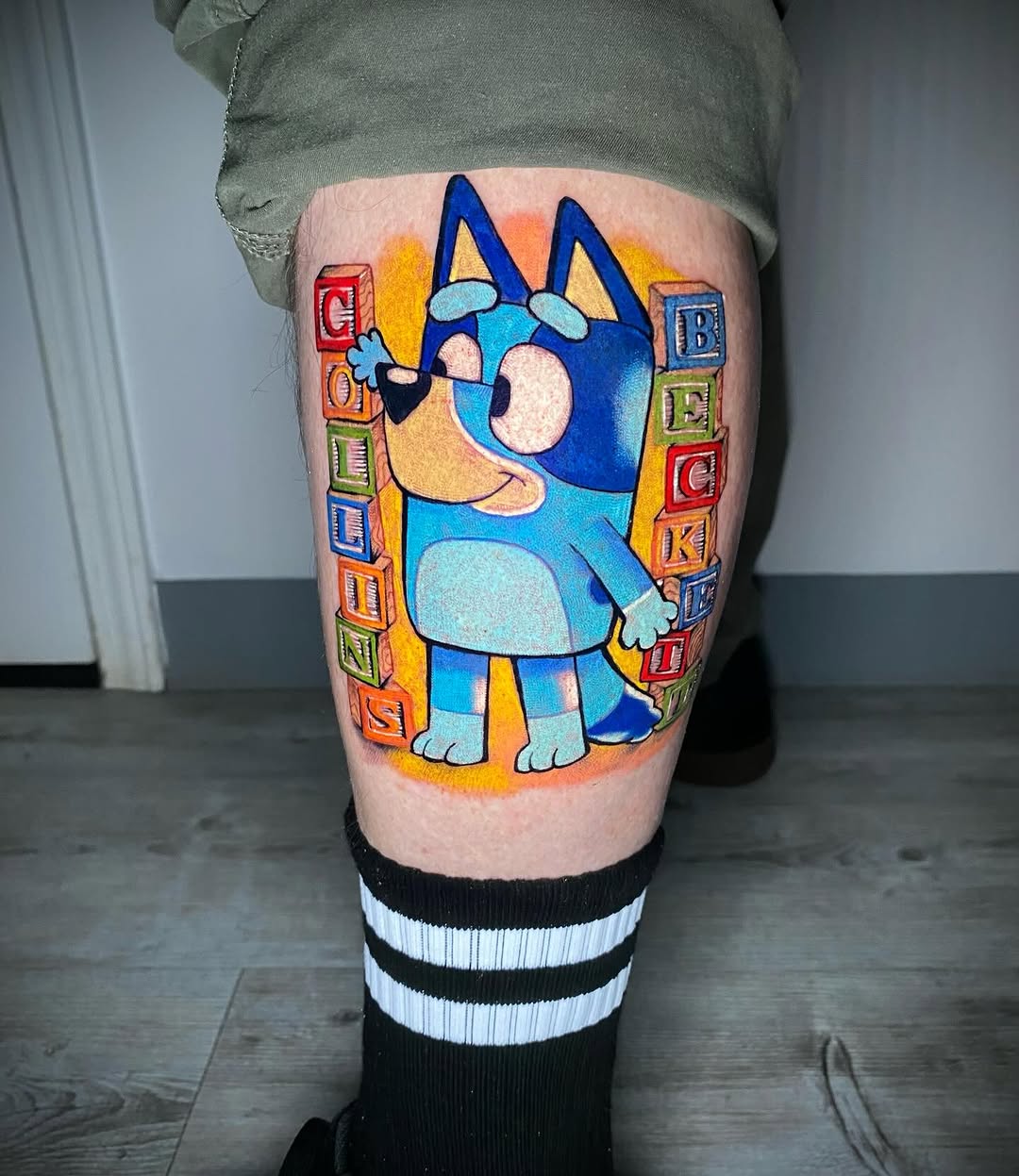 Tattoo by @aortiz_tattoos — new_school, anime
