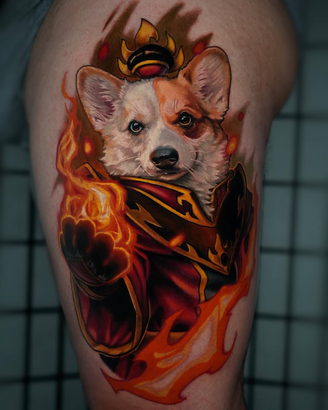 Tattoo work at Anime Ink Con 2026
