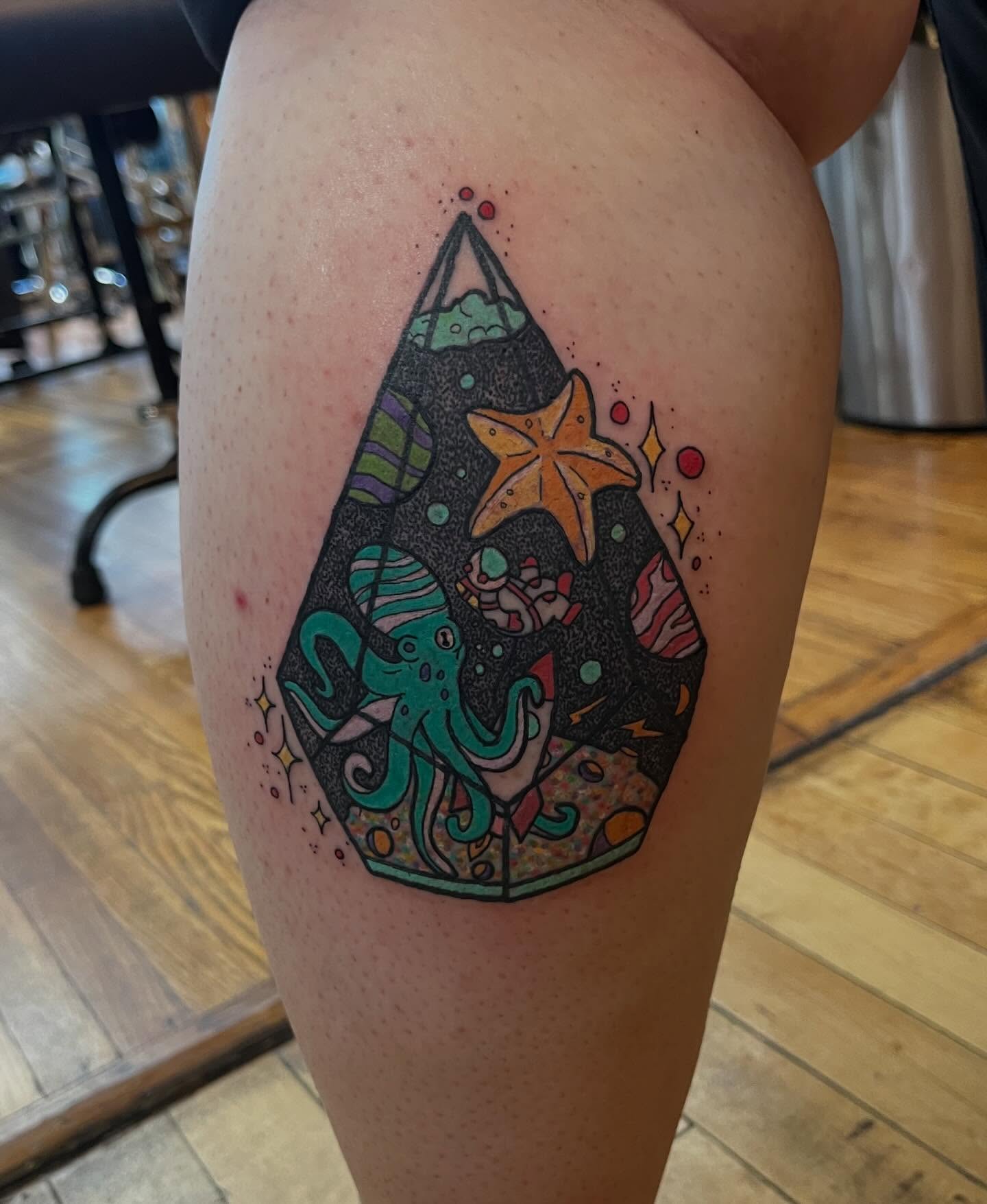 Tattoo by @shadowofjeff — new_school, illustrative