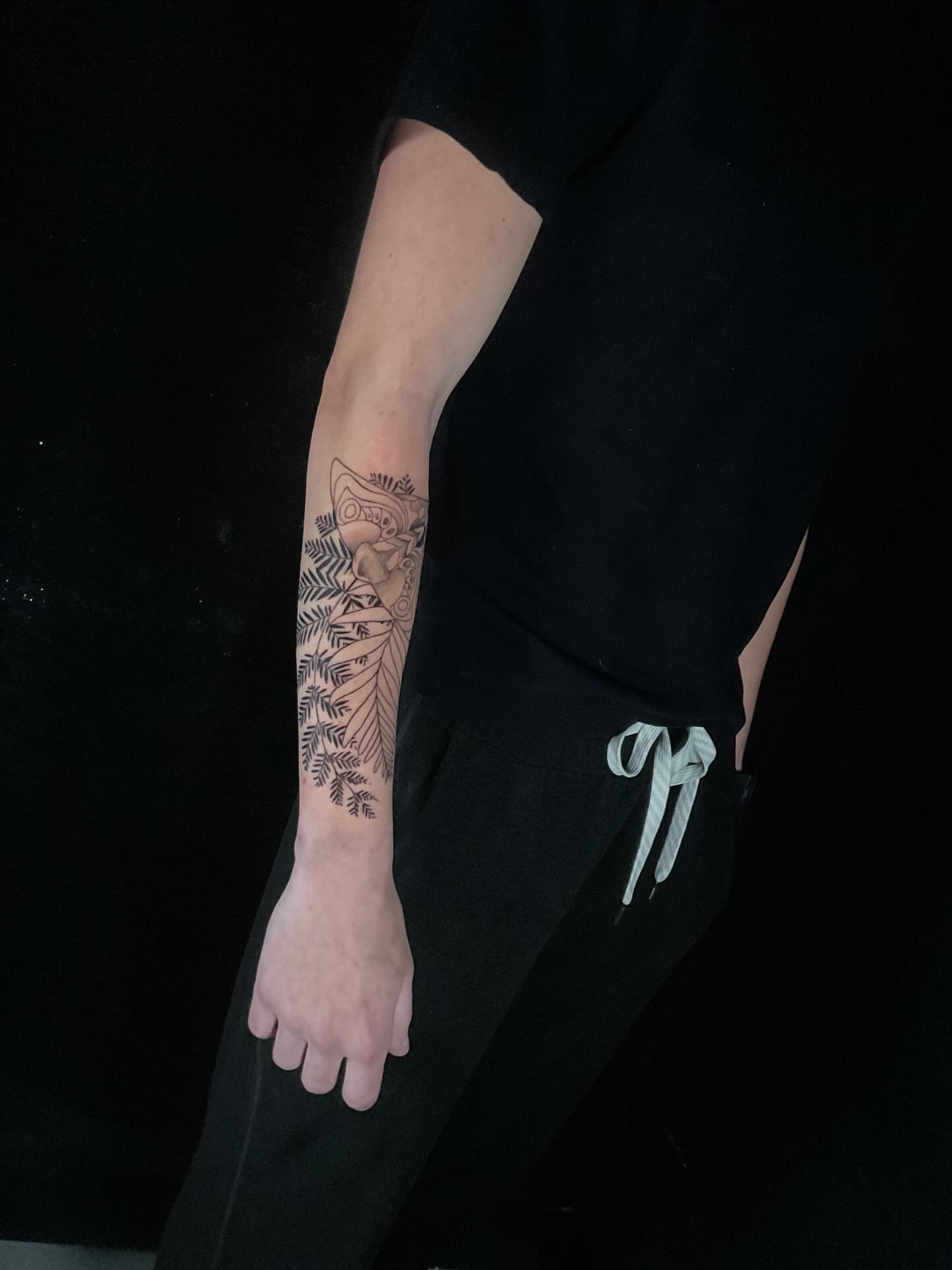 Tattoo by @indigoicarus999 — black_and_grey