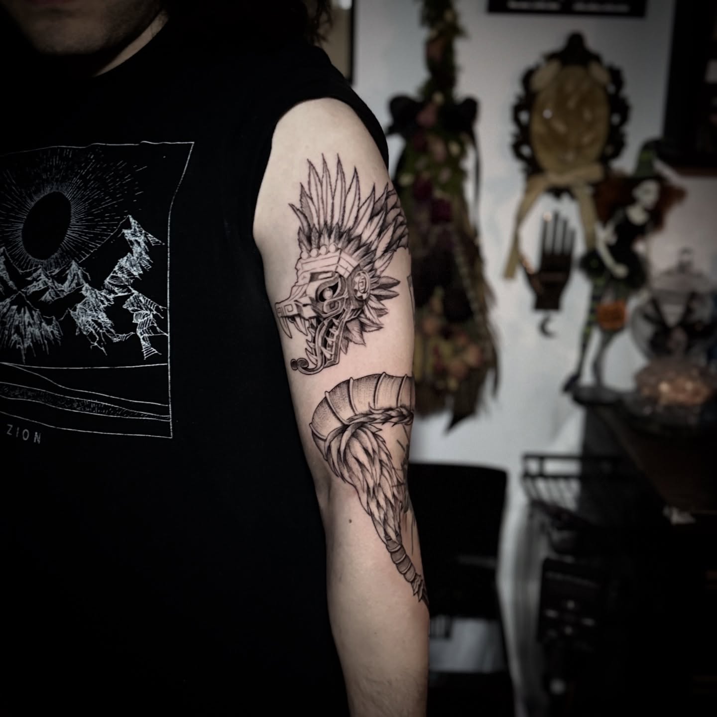 Tattoo by @that.lil.gothgirl — black_and_grey, geometric