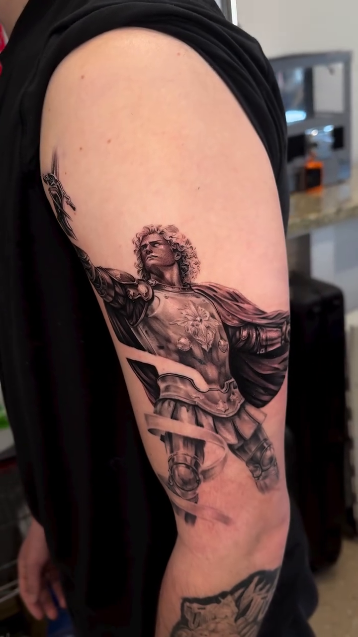 Tattoo by @ianchance.tattoos — realism, black_and_grey
