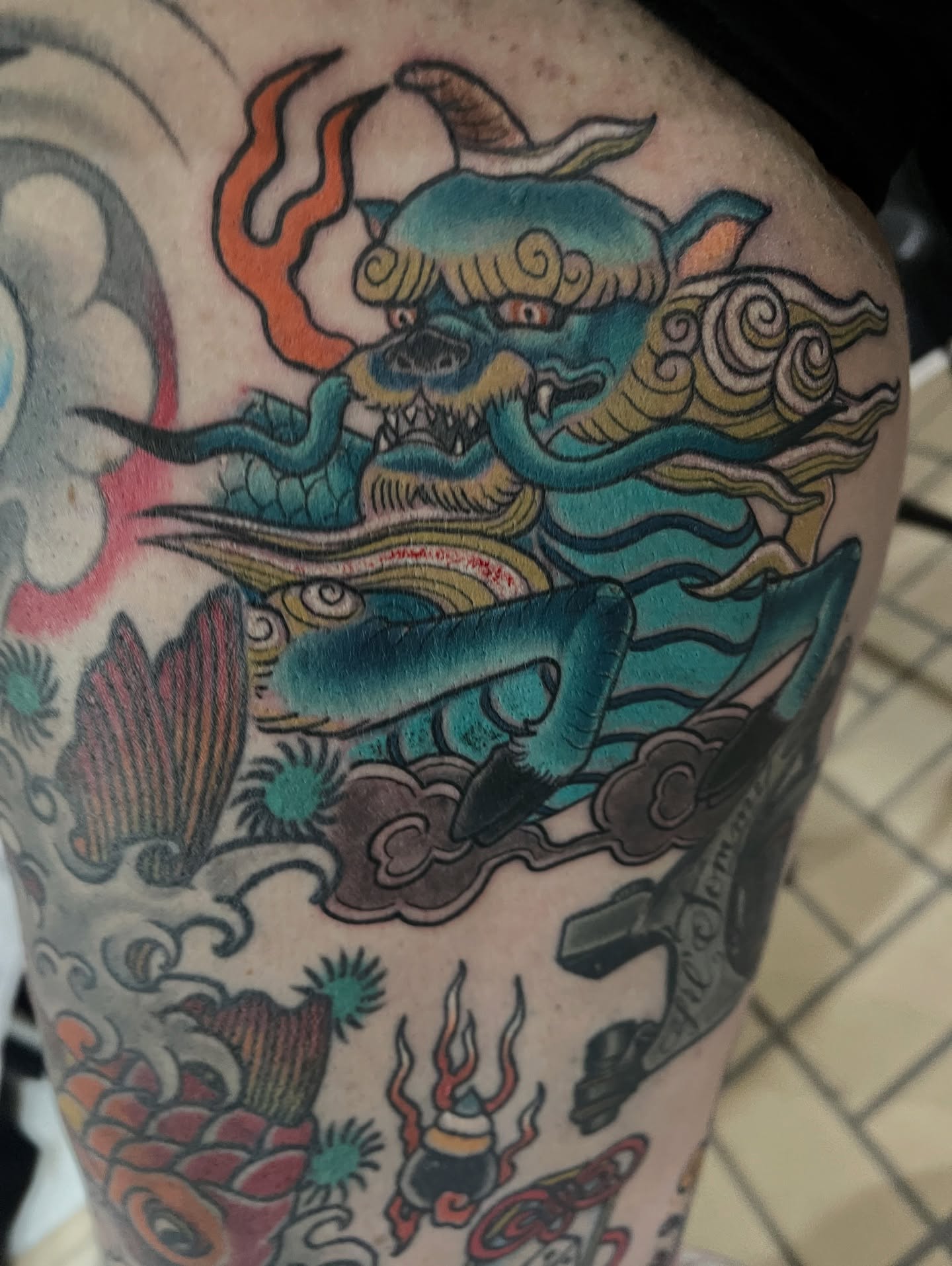 Tattoo by @spidermonkeysauce — japanese_irezumi