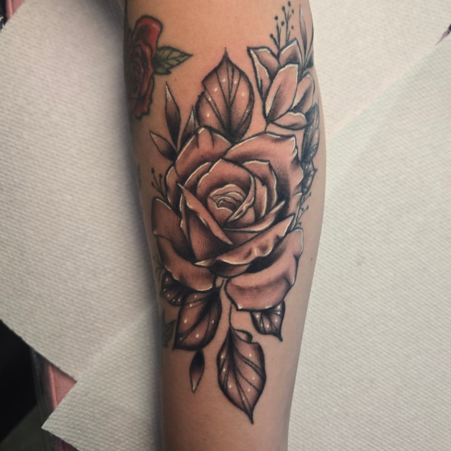 Tattoo by @destiny_paints — american_traditional, black_and_grey