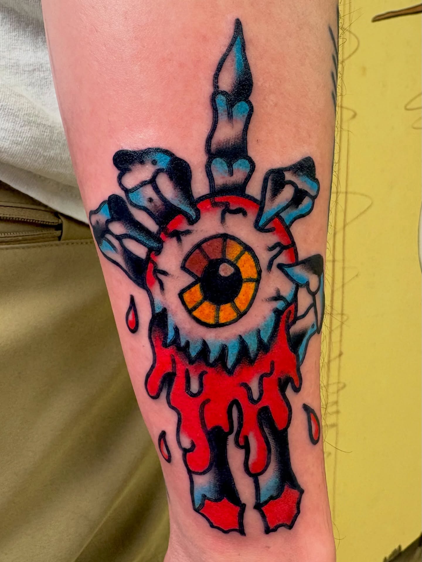 Tattoo by @tonyyoungtattoo — american_traditional, dotwork