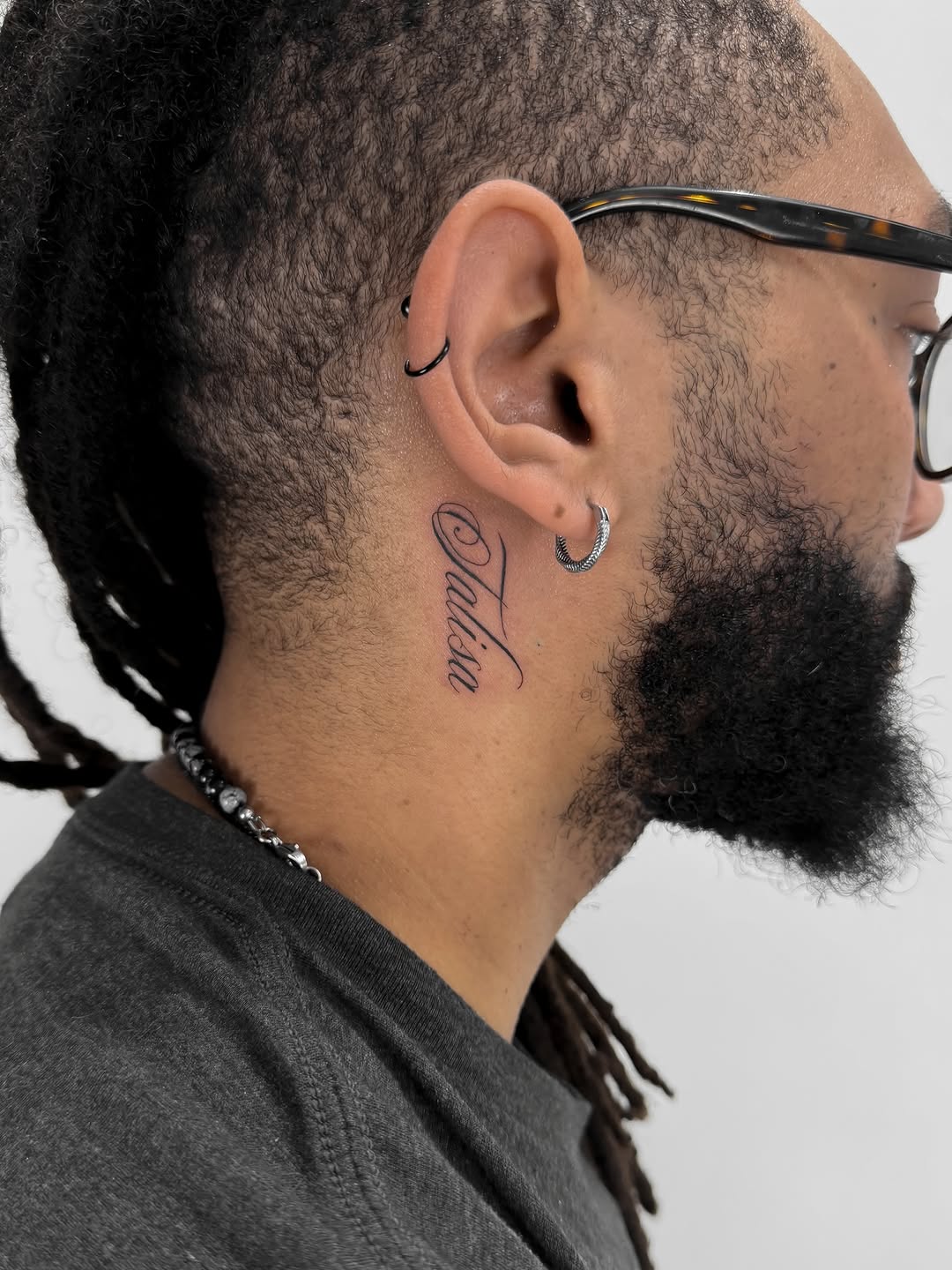 Tattoo by @inkedxalex — lettering_script, fine_line