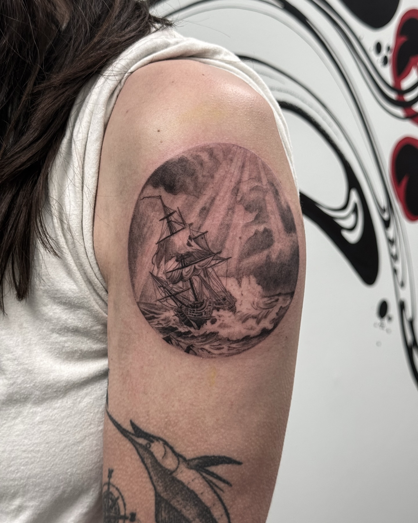 Tattoo by @natalierosas_ โ black_and_grey, realism
