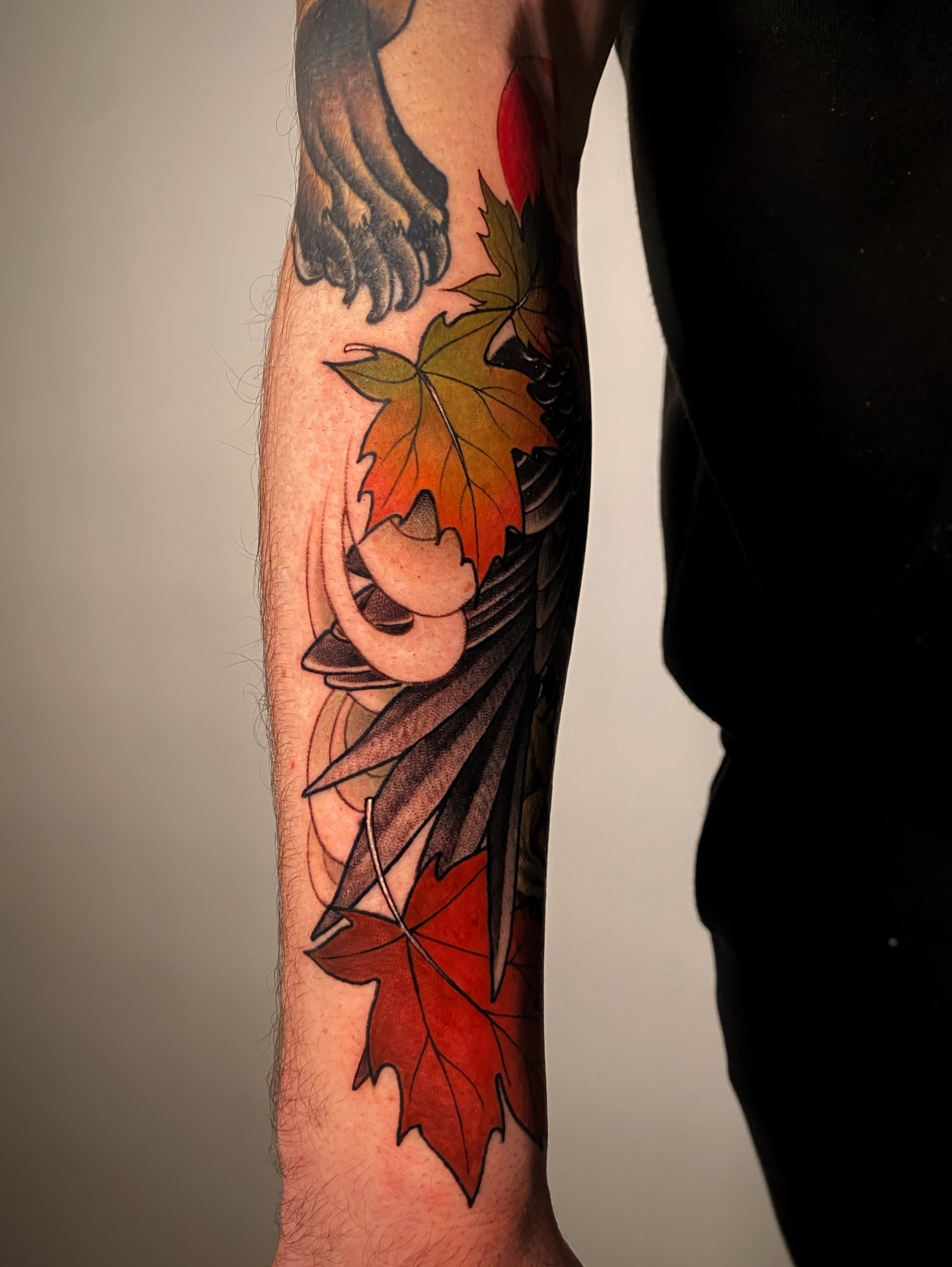 Tattoo by @august_tattooer — american_traditional, geometric