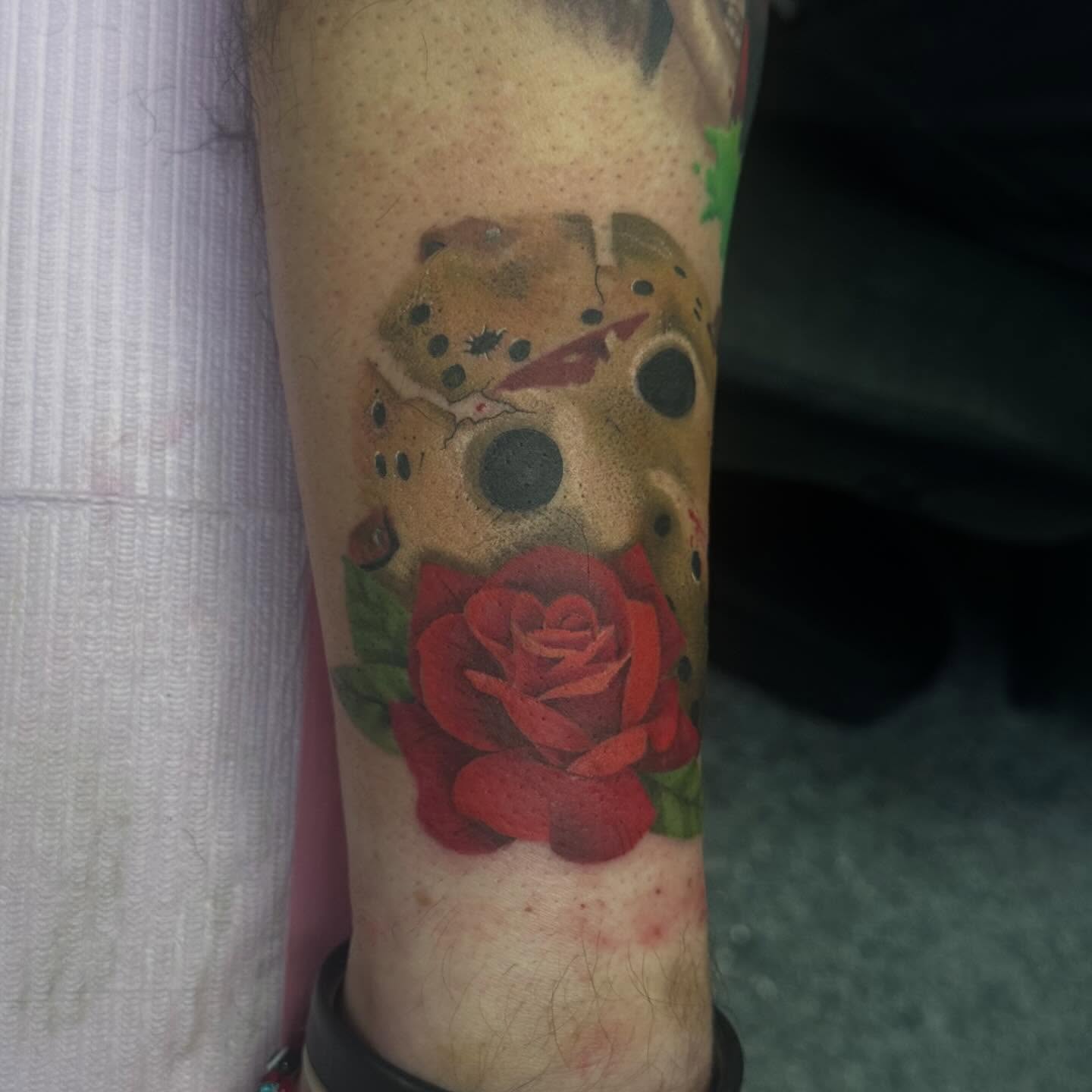 Tattoo by @inkbytink — dotwork, realism