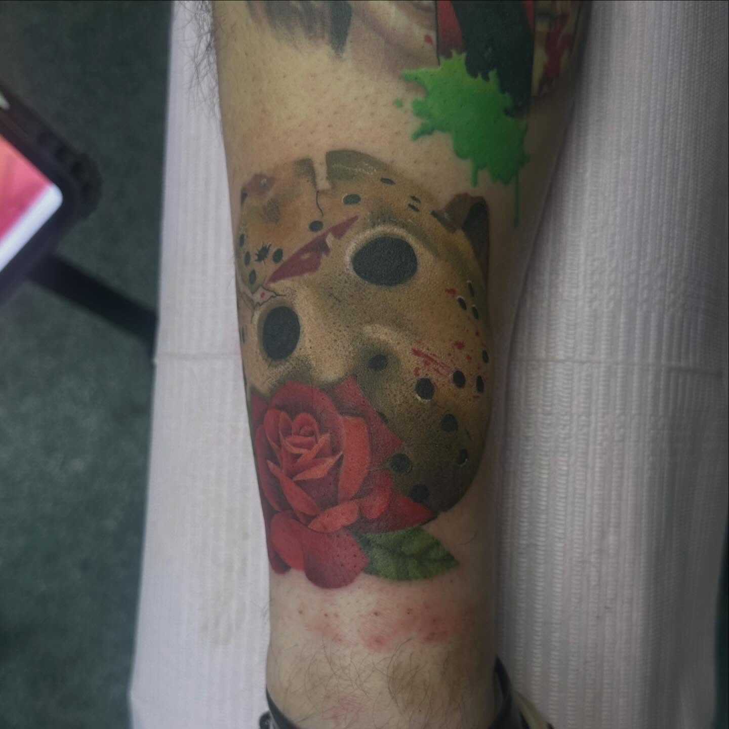Tattoo by @inkbytink — american_traditional, trash_polka
