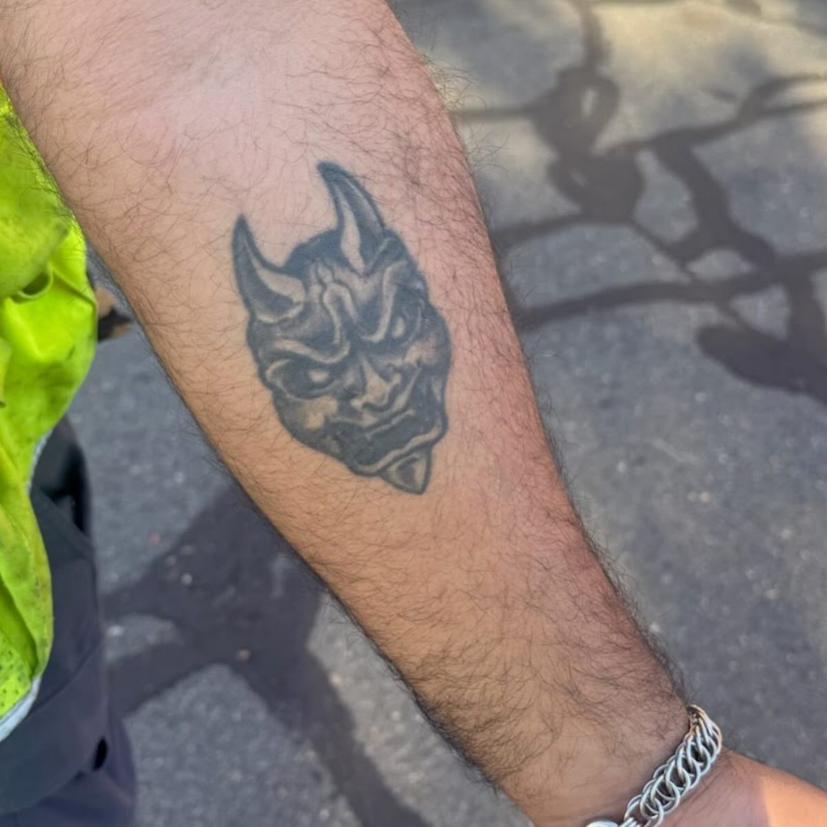 Tattoo by @thetattoosaint — black_and_grey, dark_realism