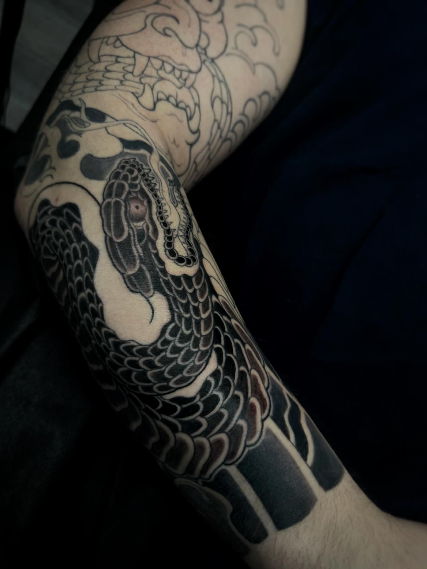 Tattoo by @inkbymaaku — black_and_grey