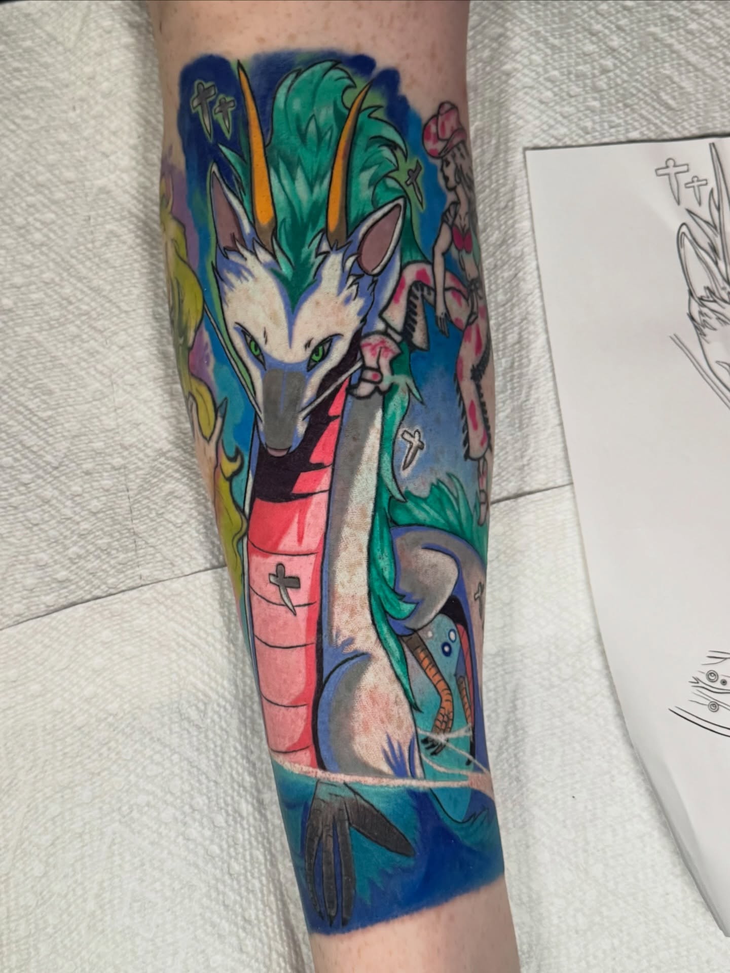 Tattoo by @jenniferkovach — anime