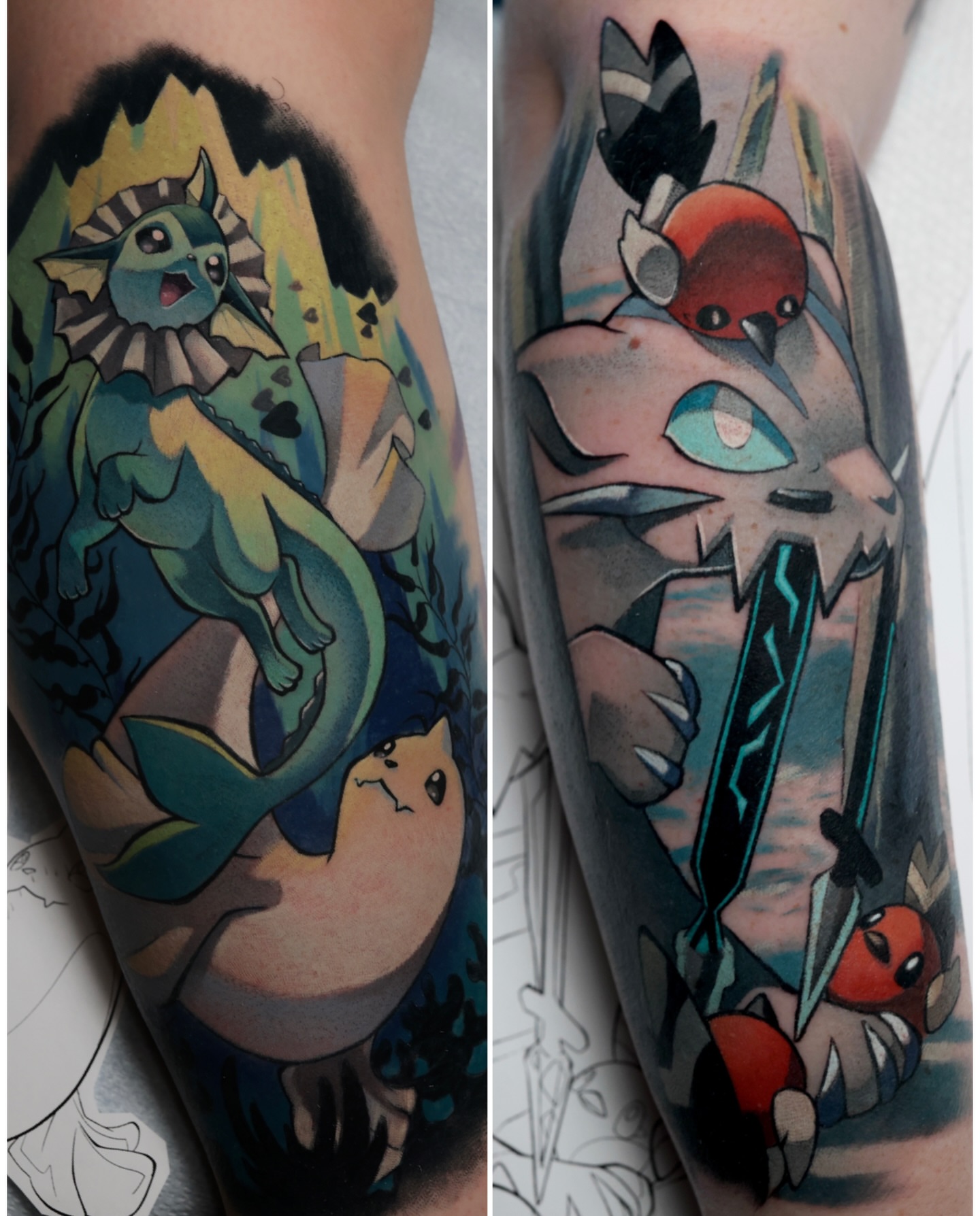 Tattoo by @beerye_tattoos — new_school, watercolor