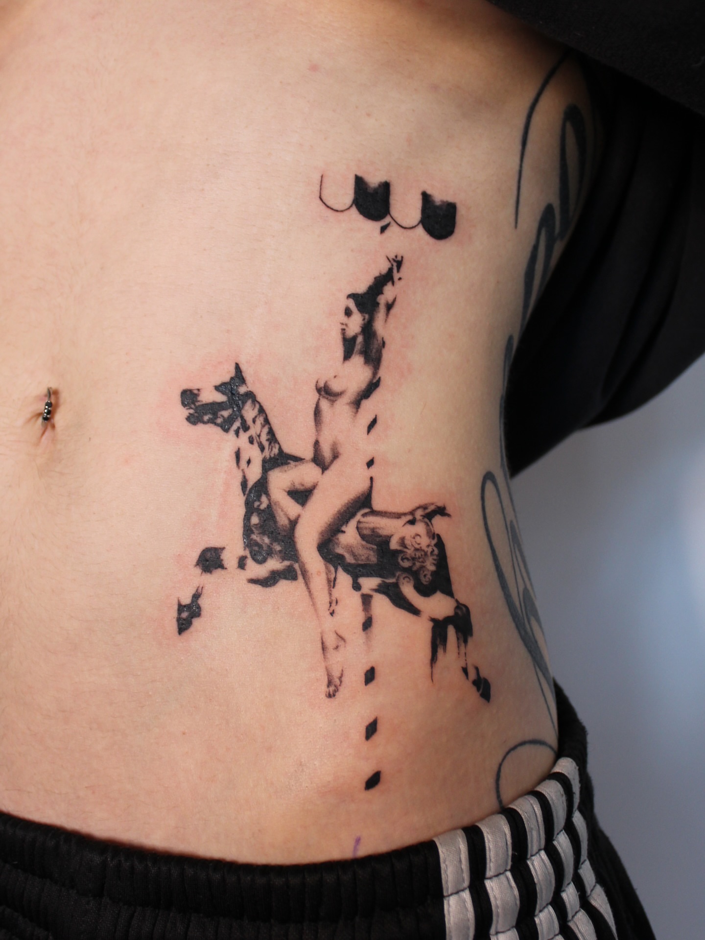 Tattoo by @carlyjordyn — black_and_grey