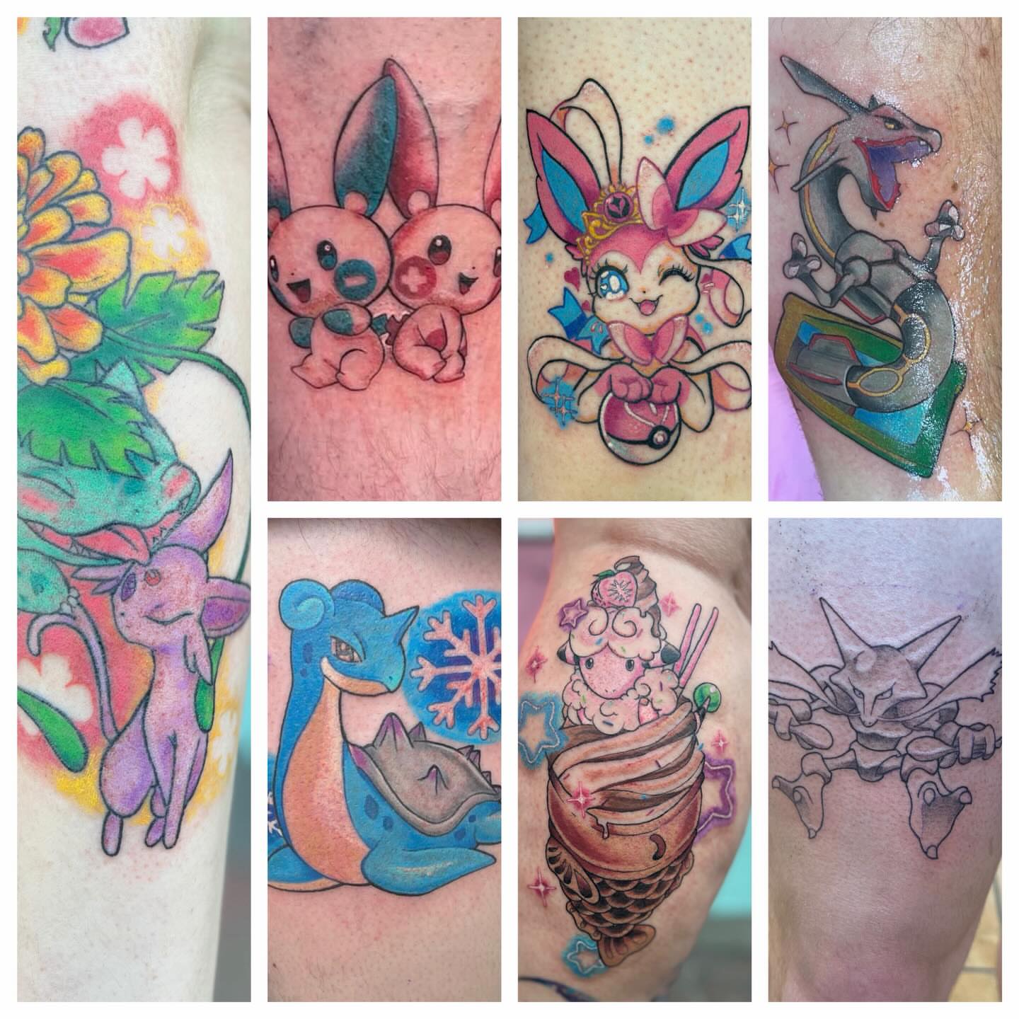Tattoo by @sinfulwaifu — new_school, anime
