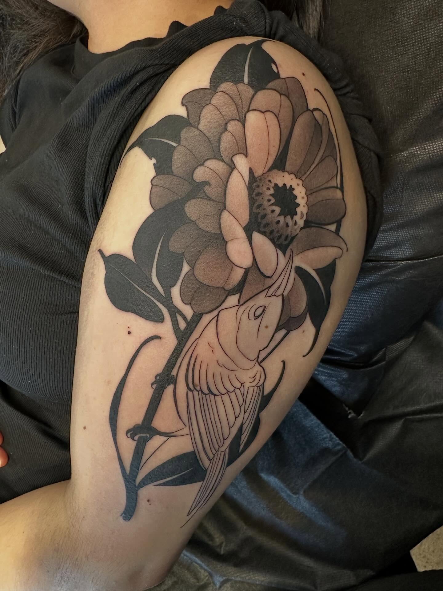 Tattoo by @nathanadsitart — black_and_grey