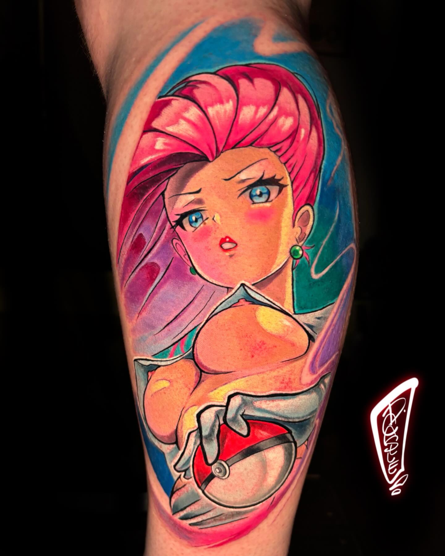 Tattoo by @d.castle.draws — anime