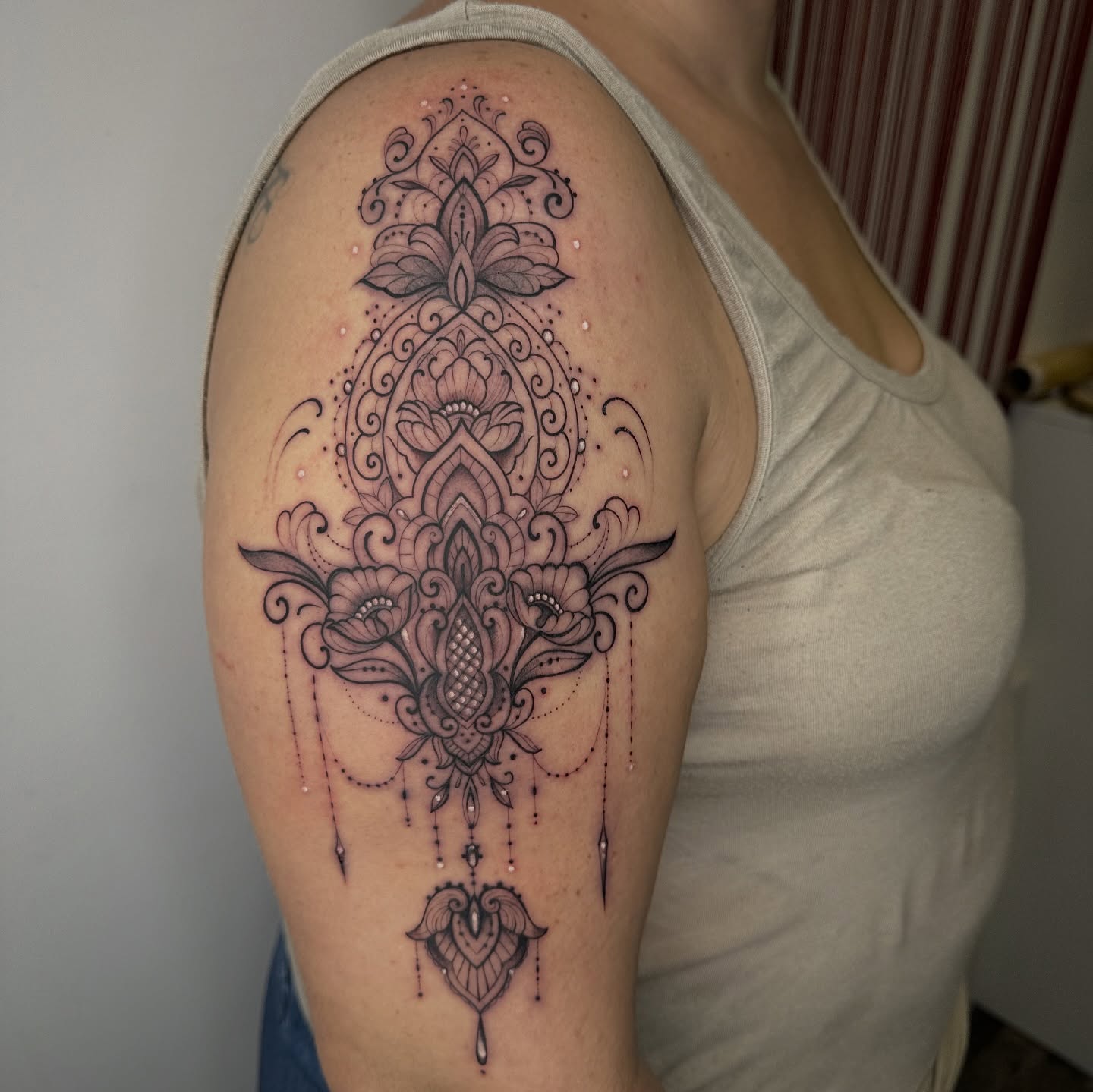 Tattoo by @ermetica_tattoo — ornamental
