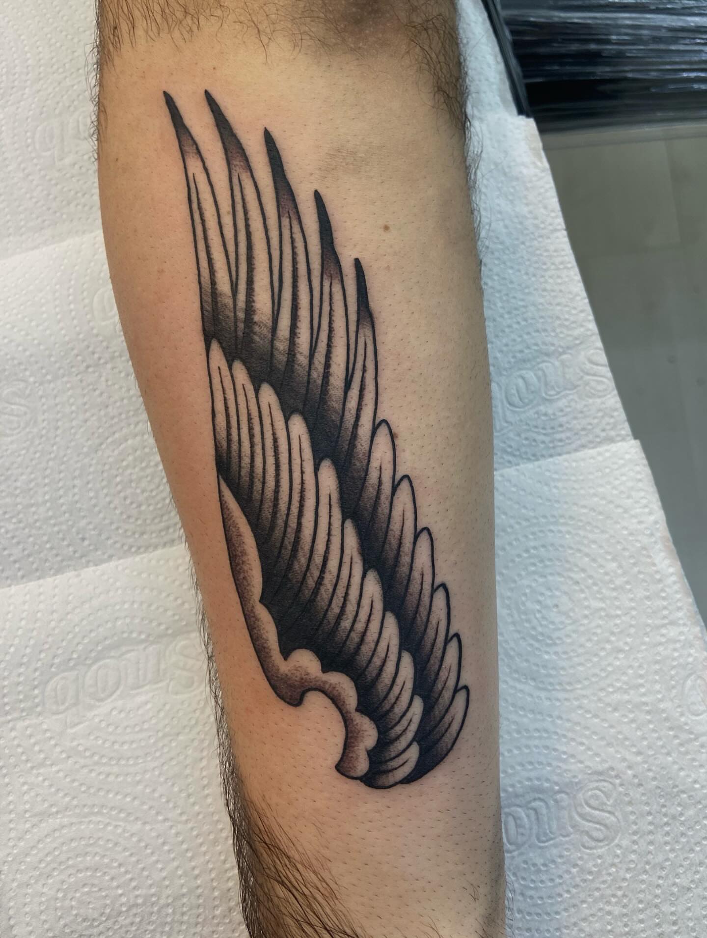 Tattoo by @naganumatattoo — black_and_grey