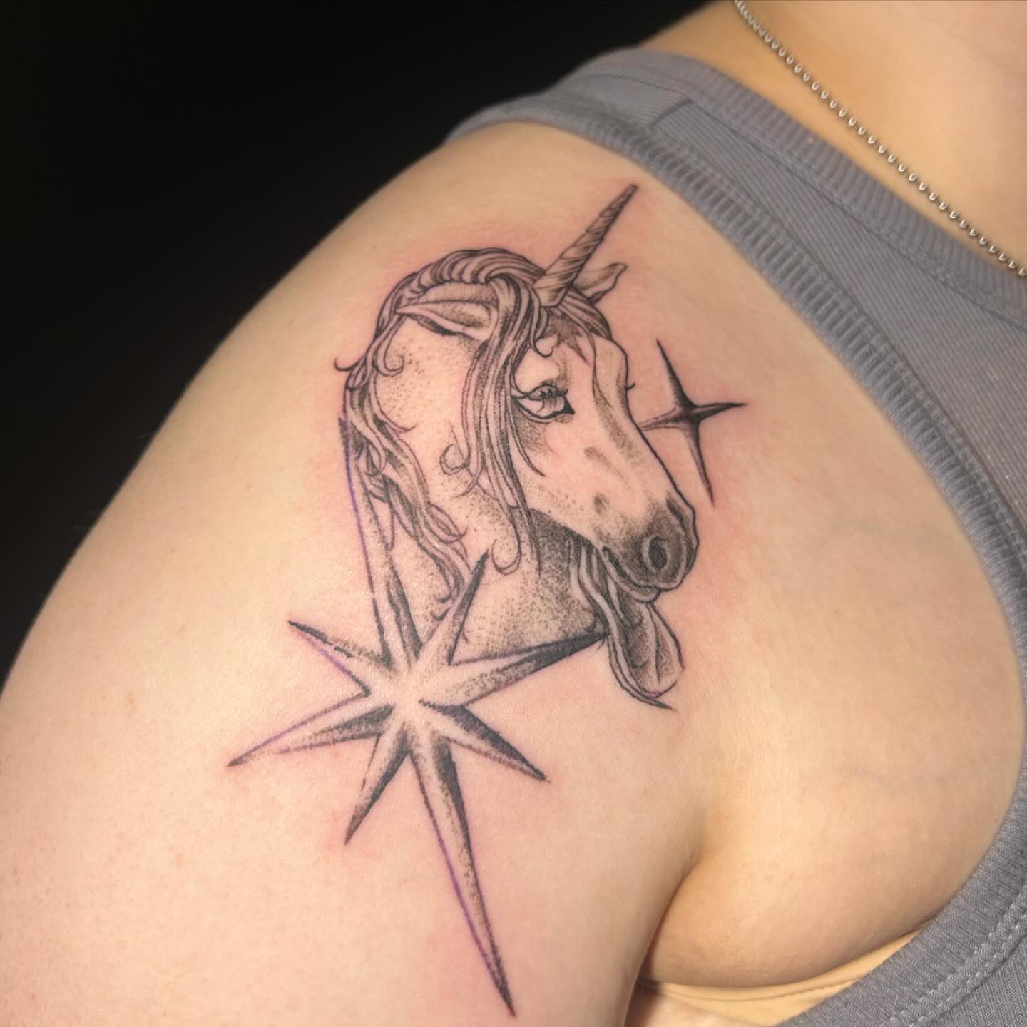 Tattoo by @socratiicrrat — dotwork, realism