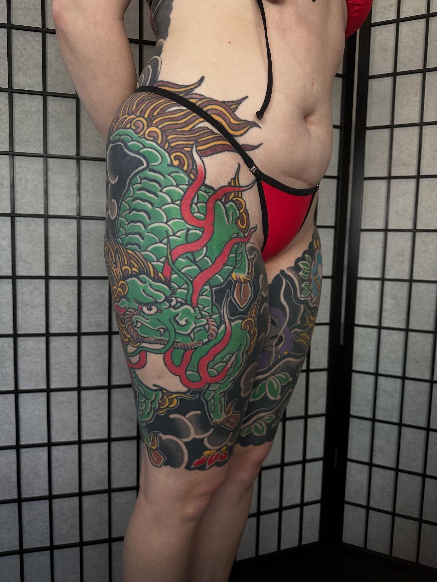 Tattoo by @kirincowboy — japanese_irezumi