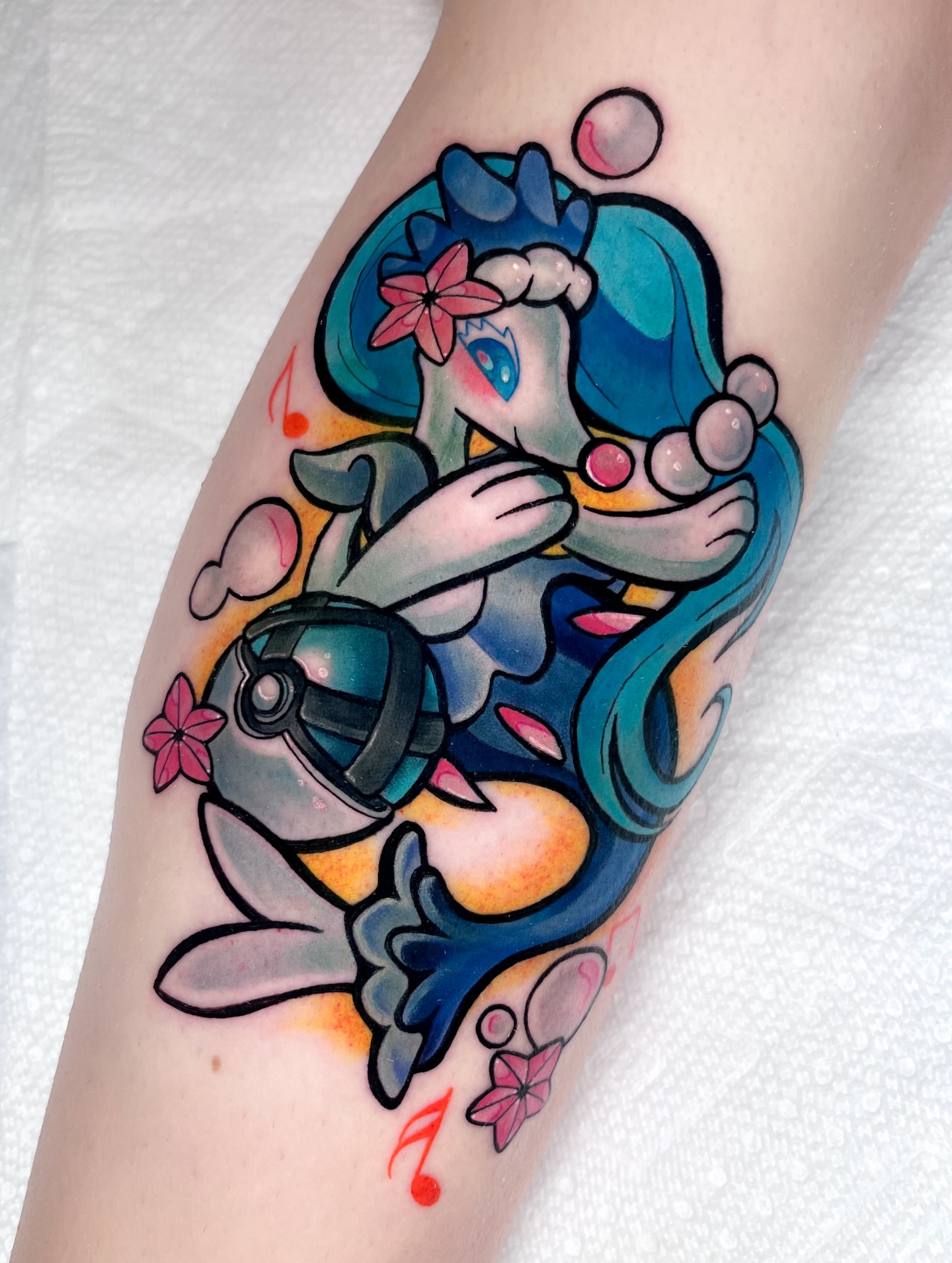 Tattoo by @beccalynntattoo — anime, illustrative
