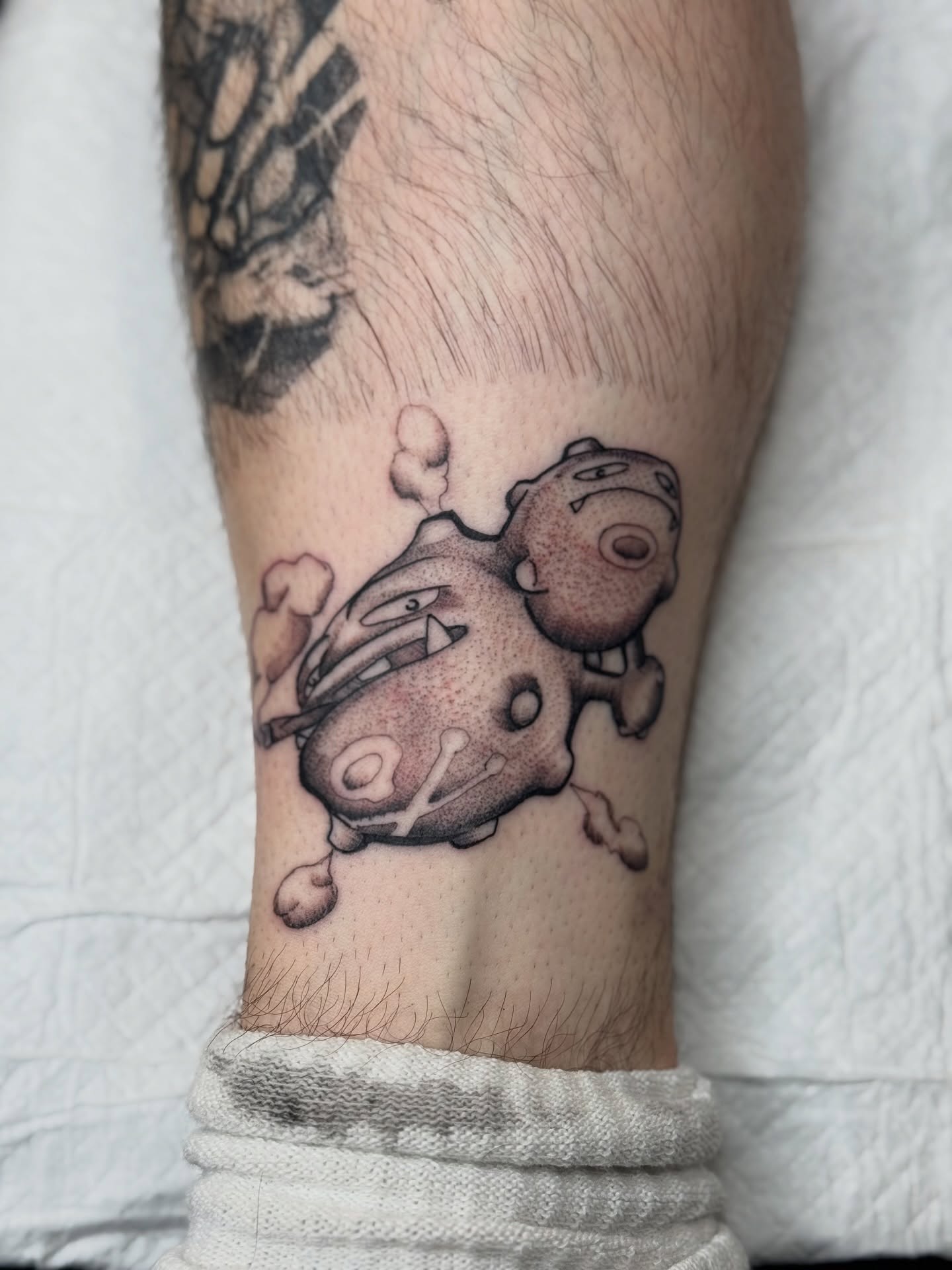 Tattoo by @majinmish — dotwork, realism