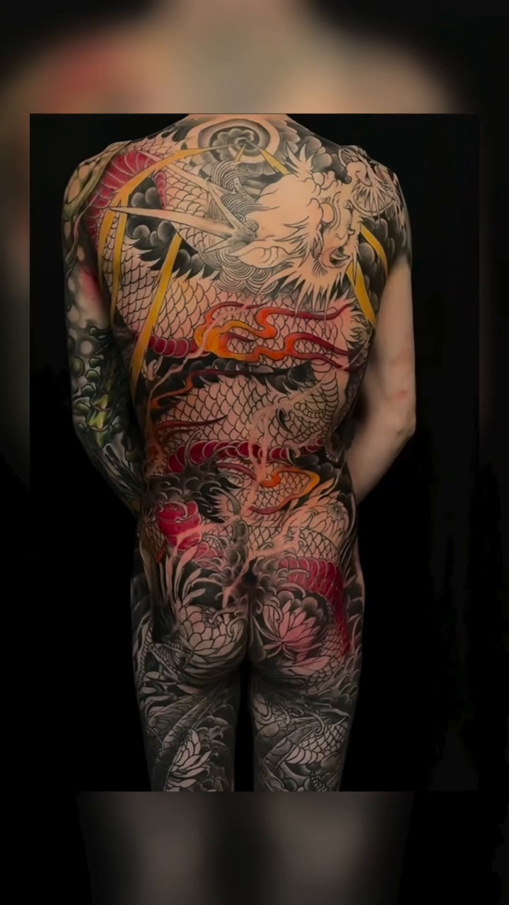 Tattoo by @mrjamesvaughn — japanese_irezumi, black_and_grey