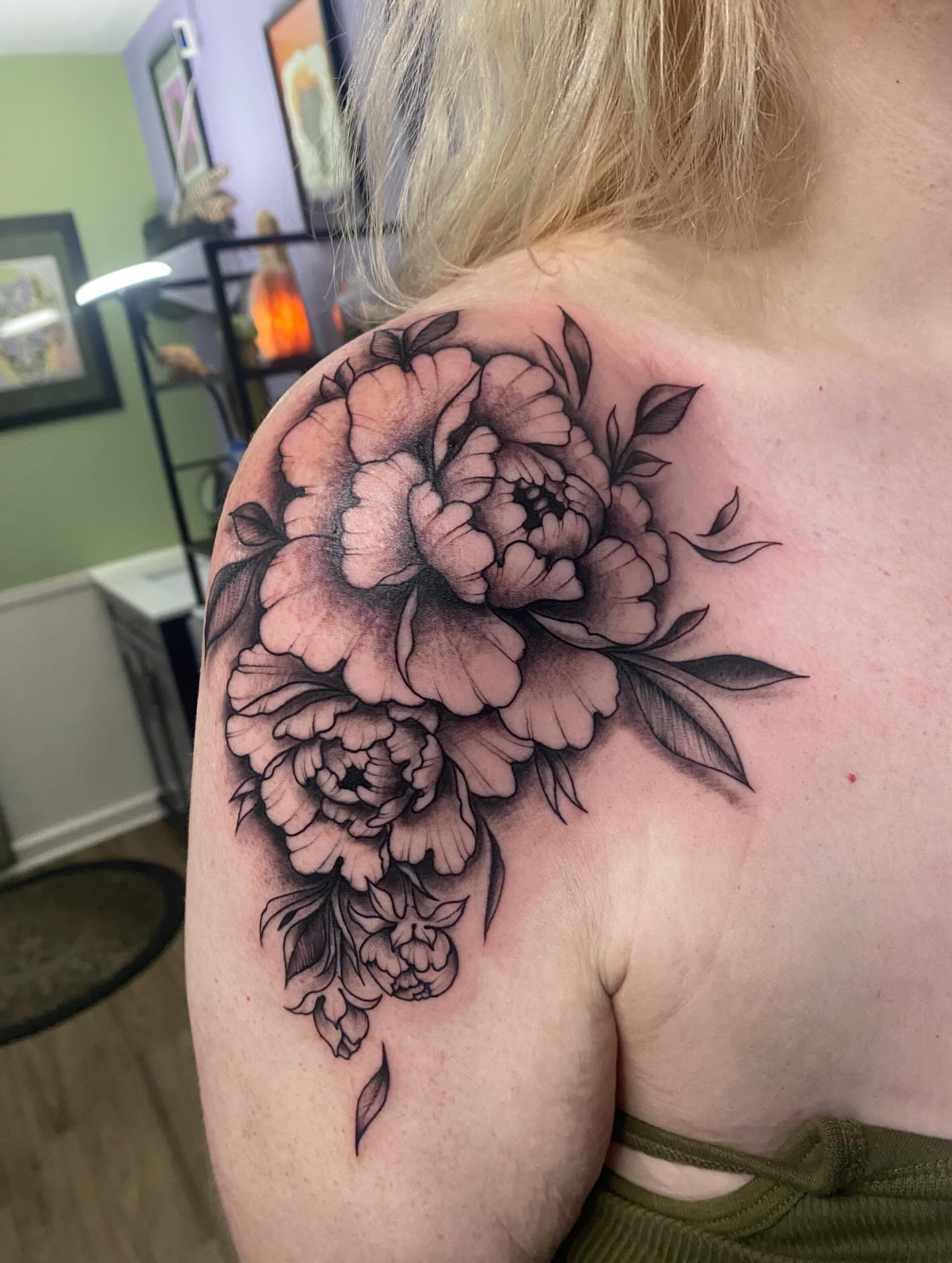Tattoo by @katecooktattoos — black_and_grey
