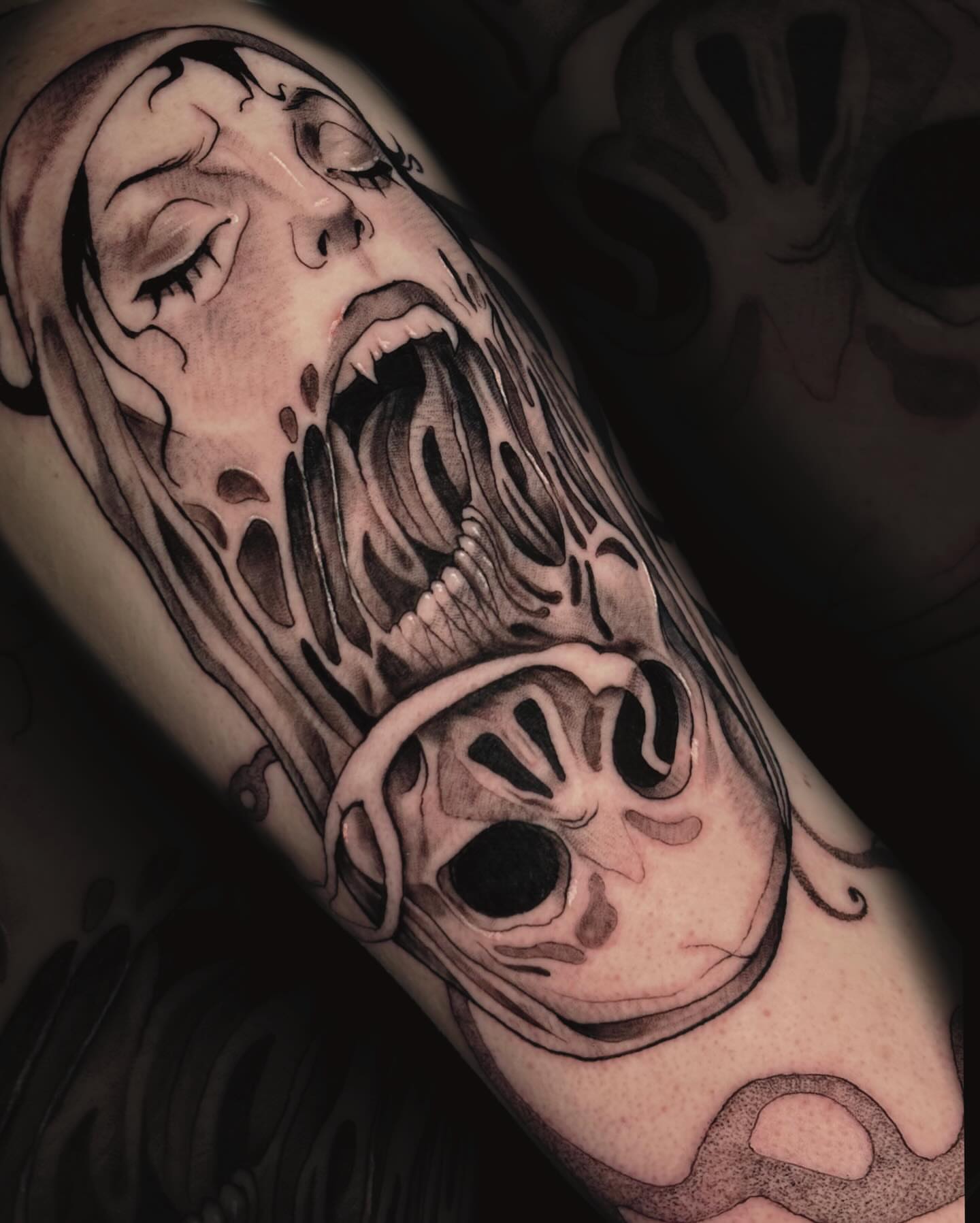 Tattoo by @mykymilk β black_and_grey, realism