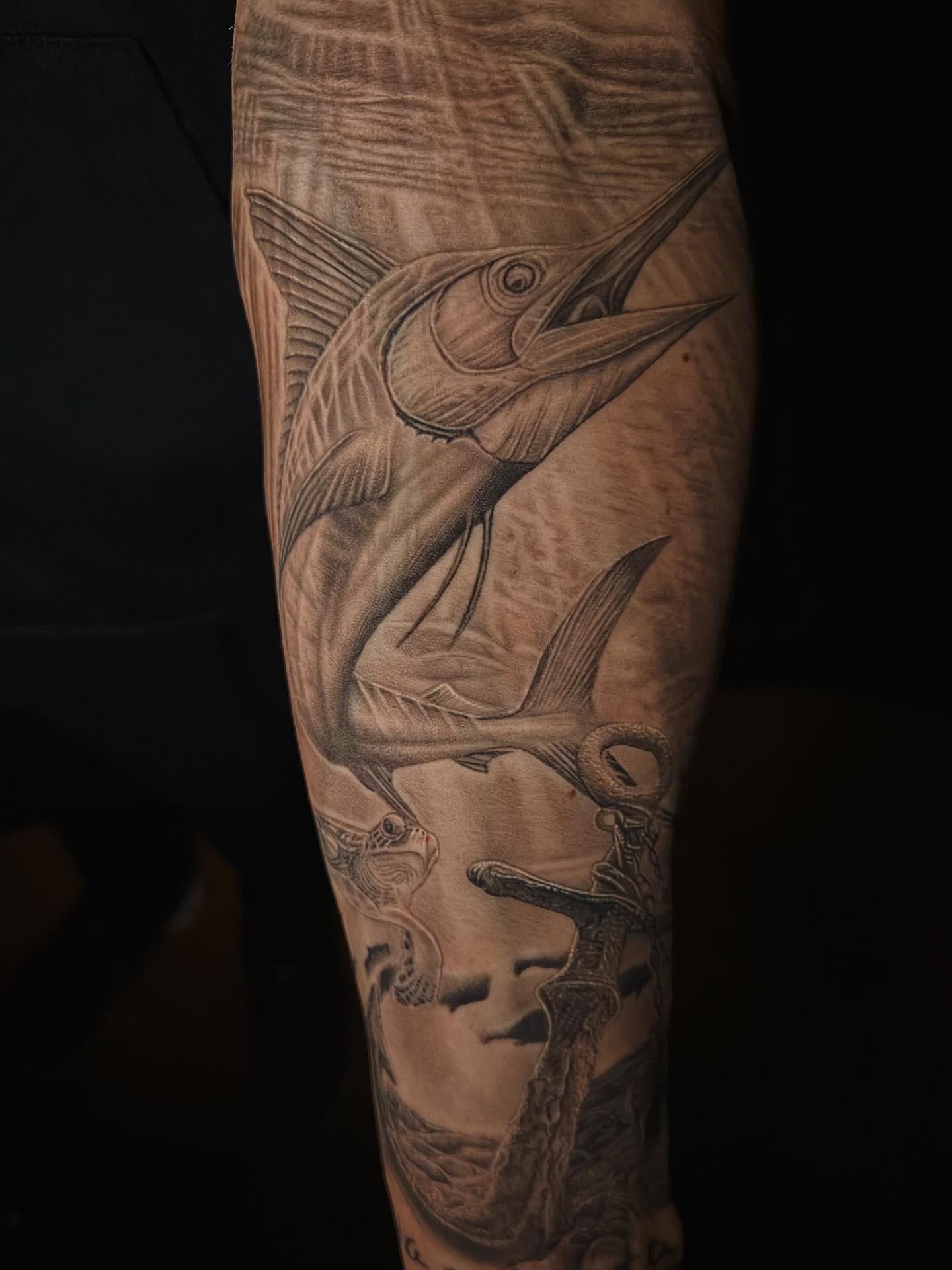 Tattoo by @jongioiatattoo — black_and_grey