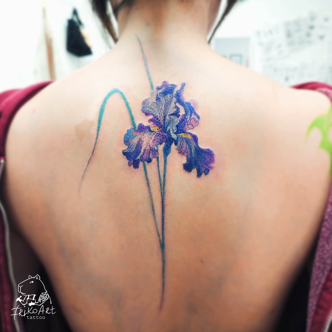 Tattoo by @irikoart_tattoo — realism, watercolor