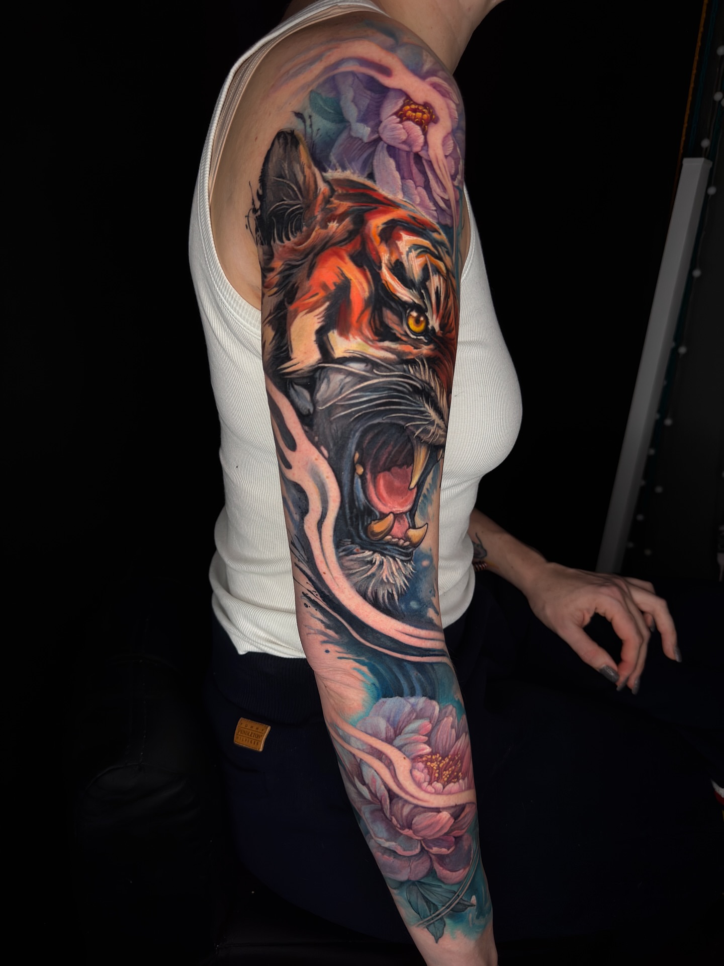 Tattoo by @khludnev_tattoo — realism, dotwork