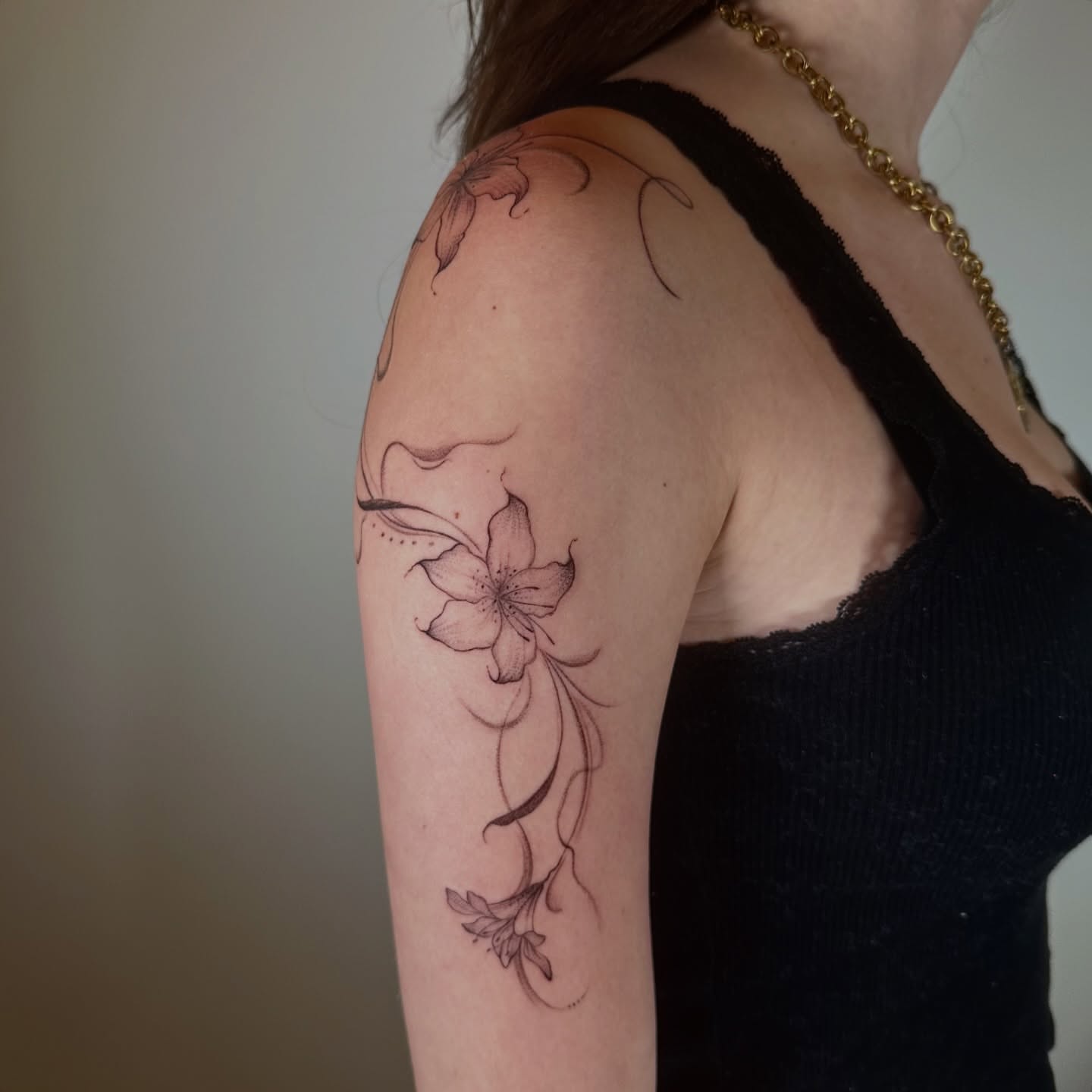 Tattoo by @sobi.tattoos — black_and_grey