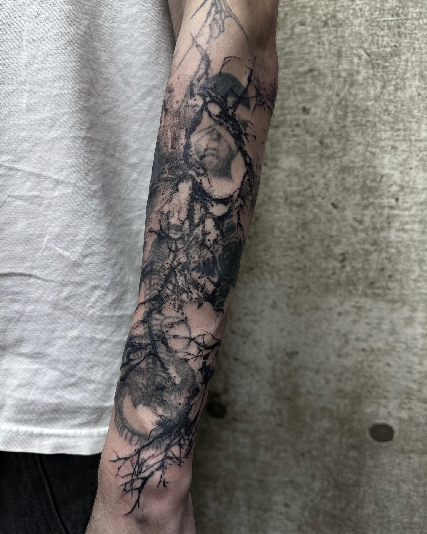 Tattoo by @9ti_________ — black_and_grey, realism